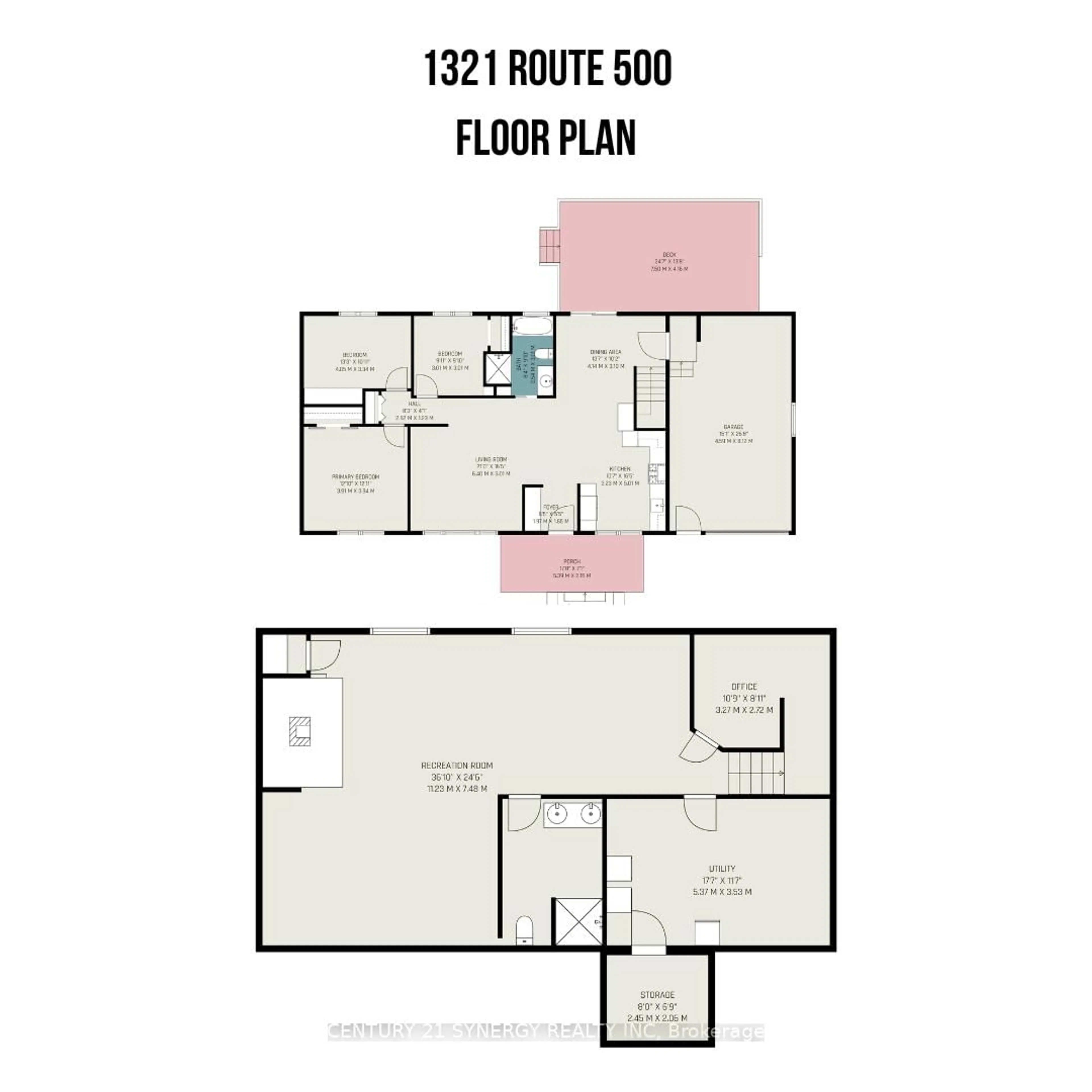 Floor plan for 1321 Route 500 Rte, The Nation Ontario K0A 1M0