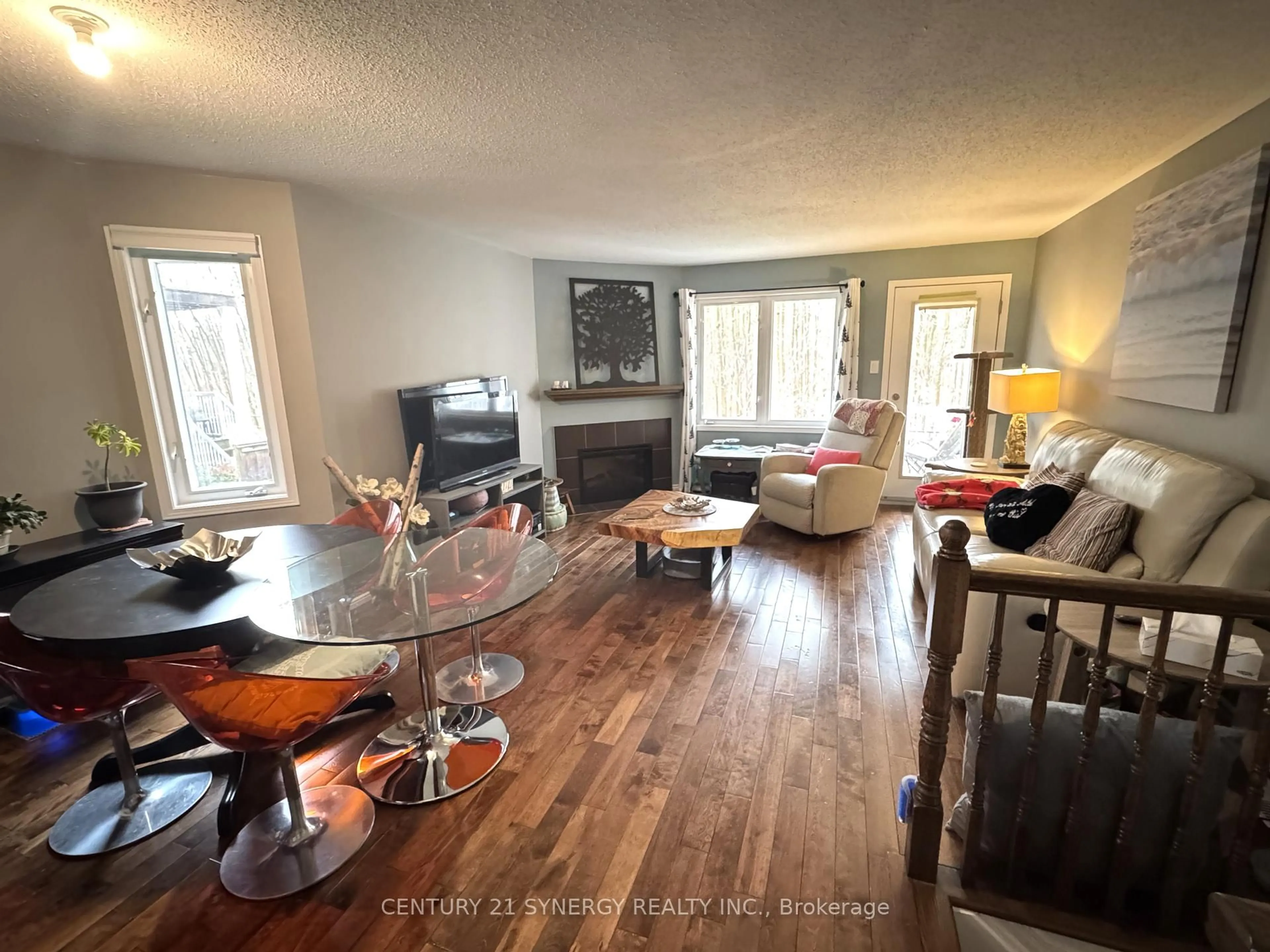 Living room with furniture, wood/laminate floor for 260 Fir Lane, North Grenville Ontario K0G 1J0