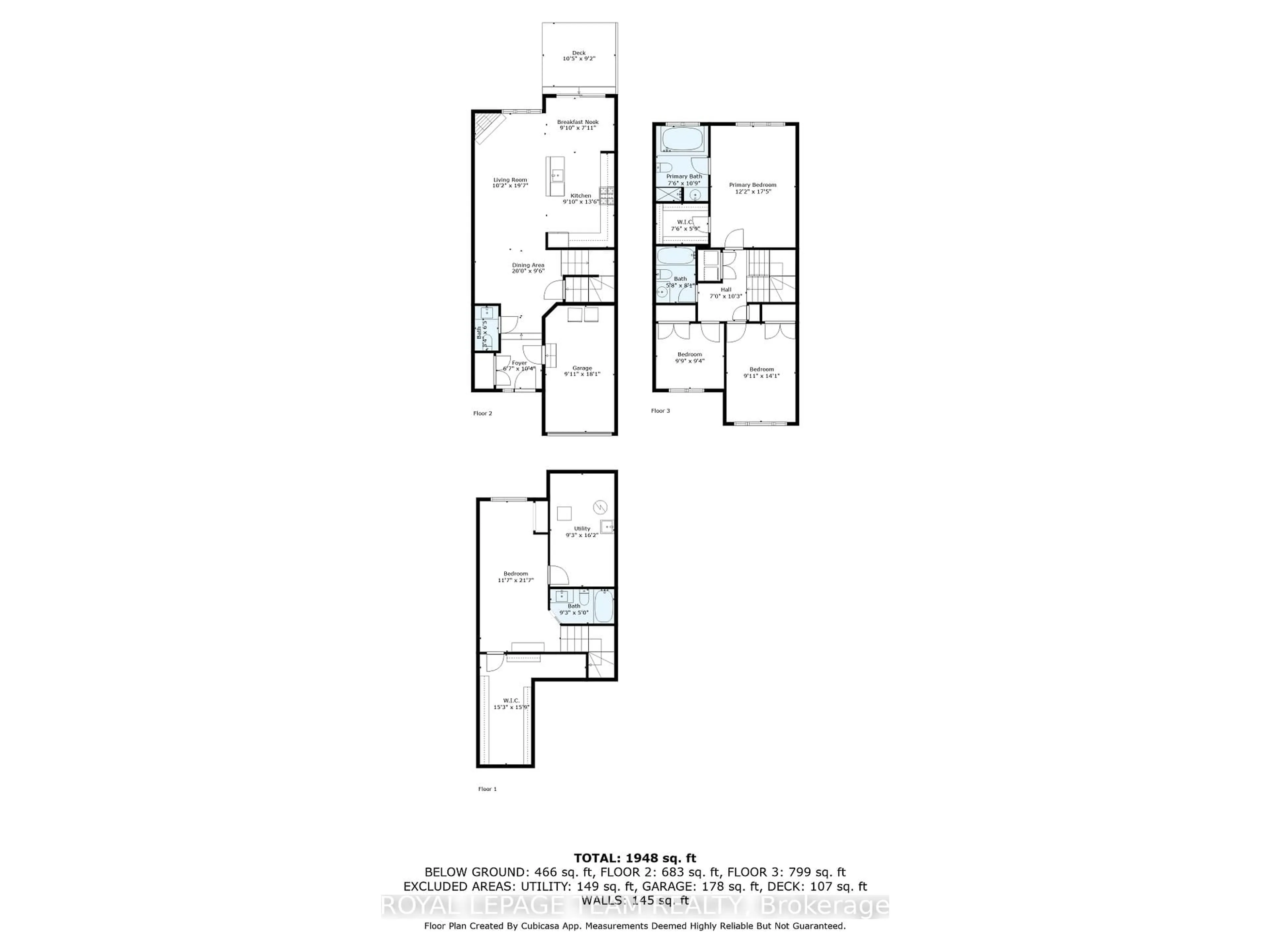 Floor plan for 112 Talltree Cres, Ottawa Ontario K2S 0A9