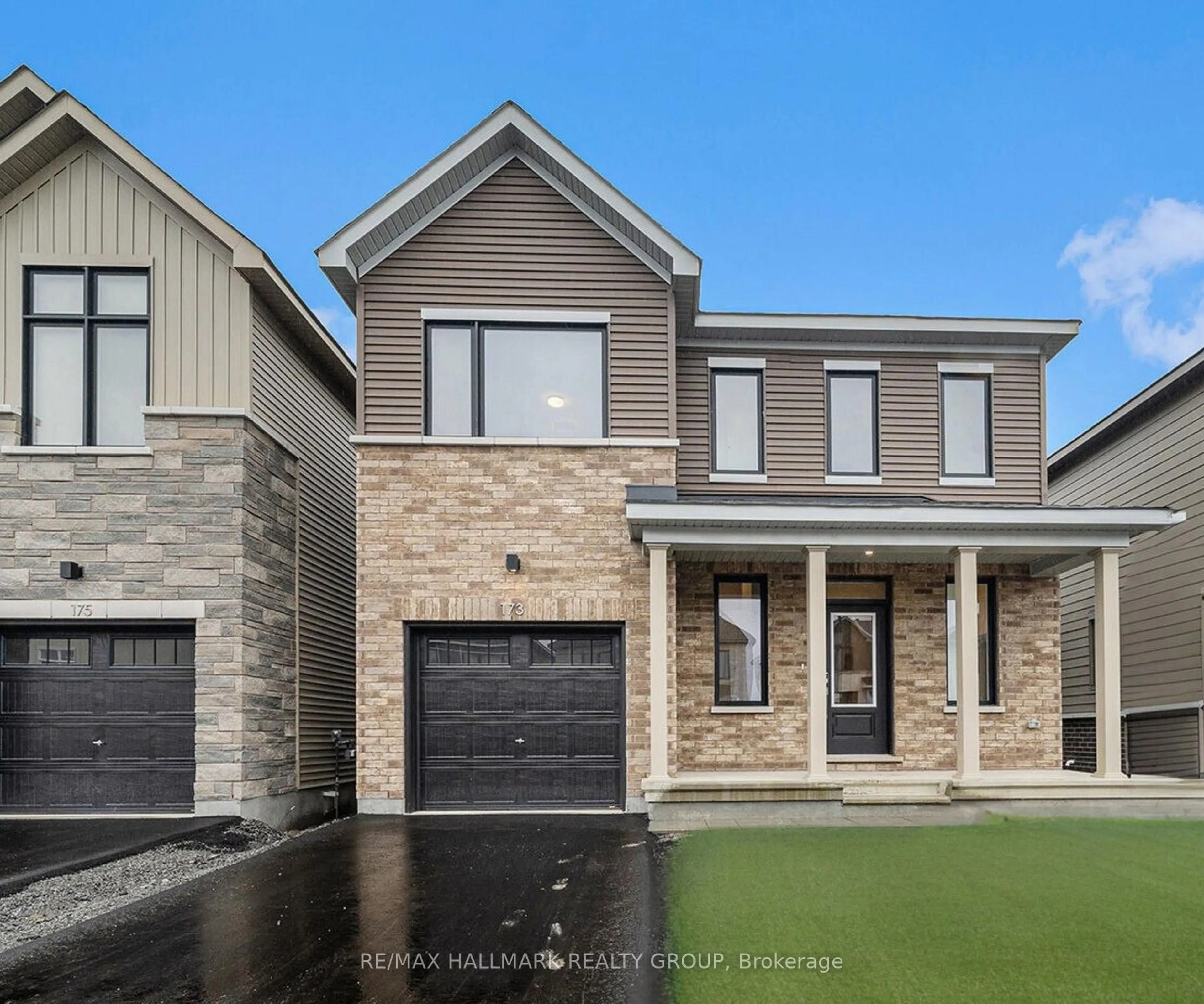 Home with brick exterior material, street for 173 Conservancy Dr, Nepean Ontario K2J 7L8