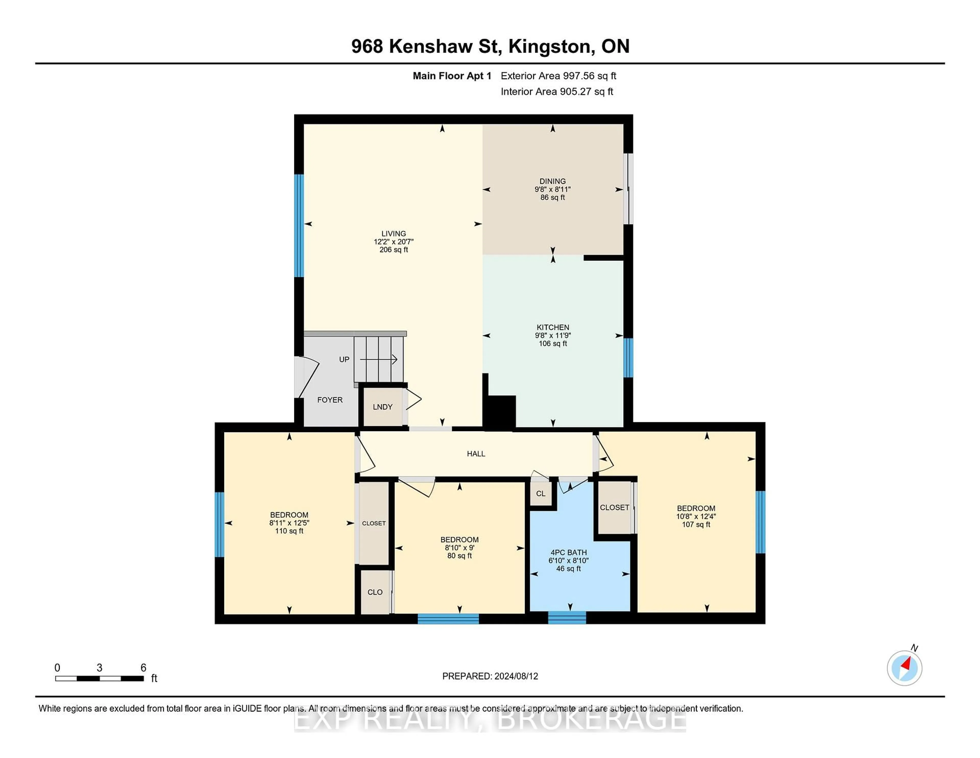 Floor plan for 968 KENSHAW St, Kingston Ontario K7P 1M1
