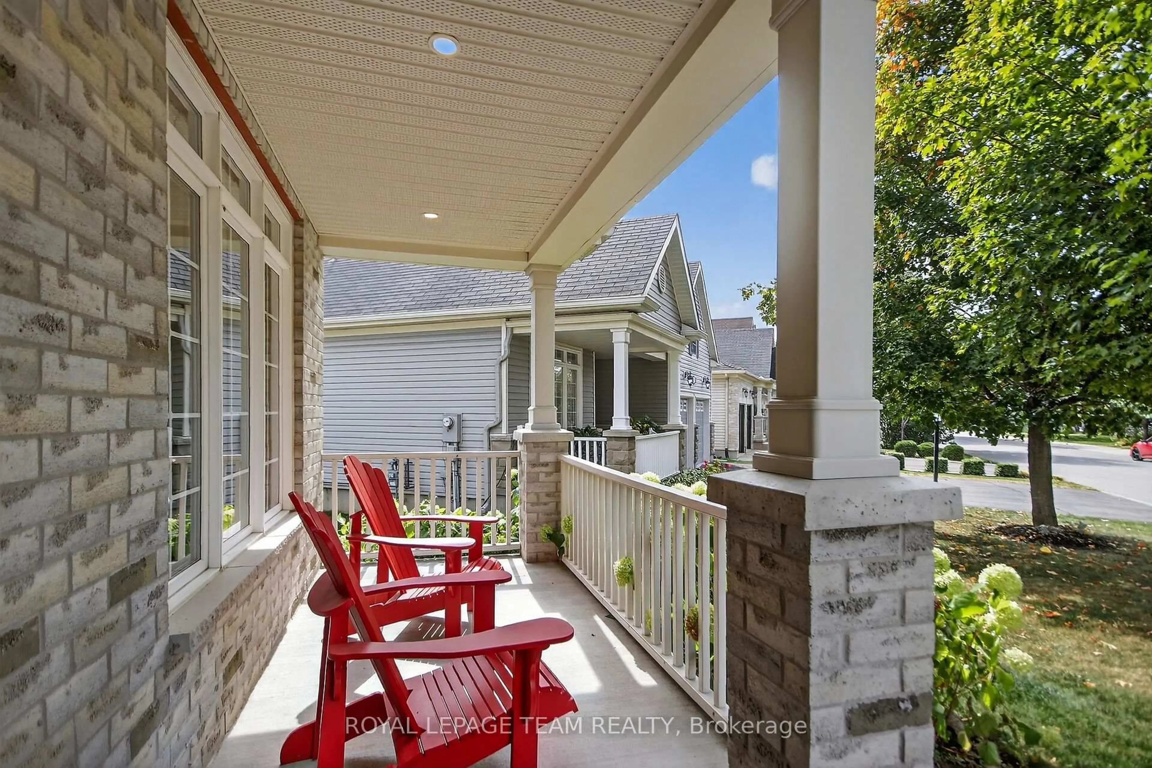 Patio, street for 128 Chenoa Way, Ottawa Ontario K2J 0M2