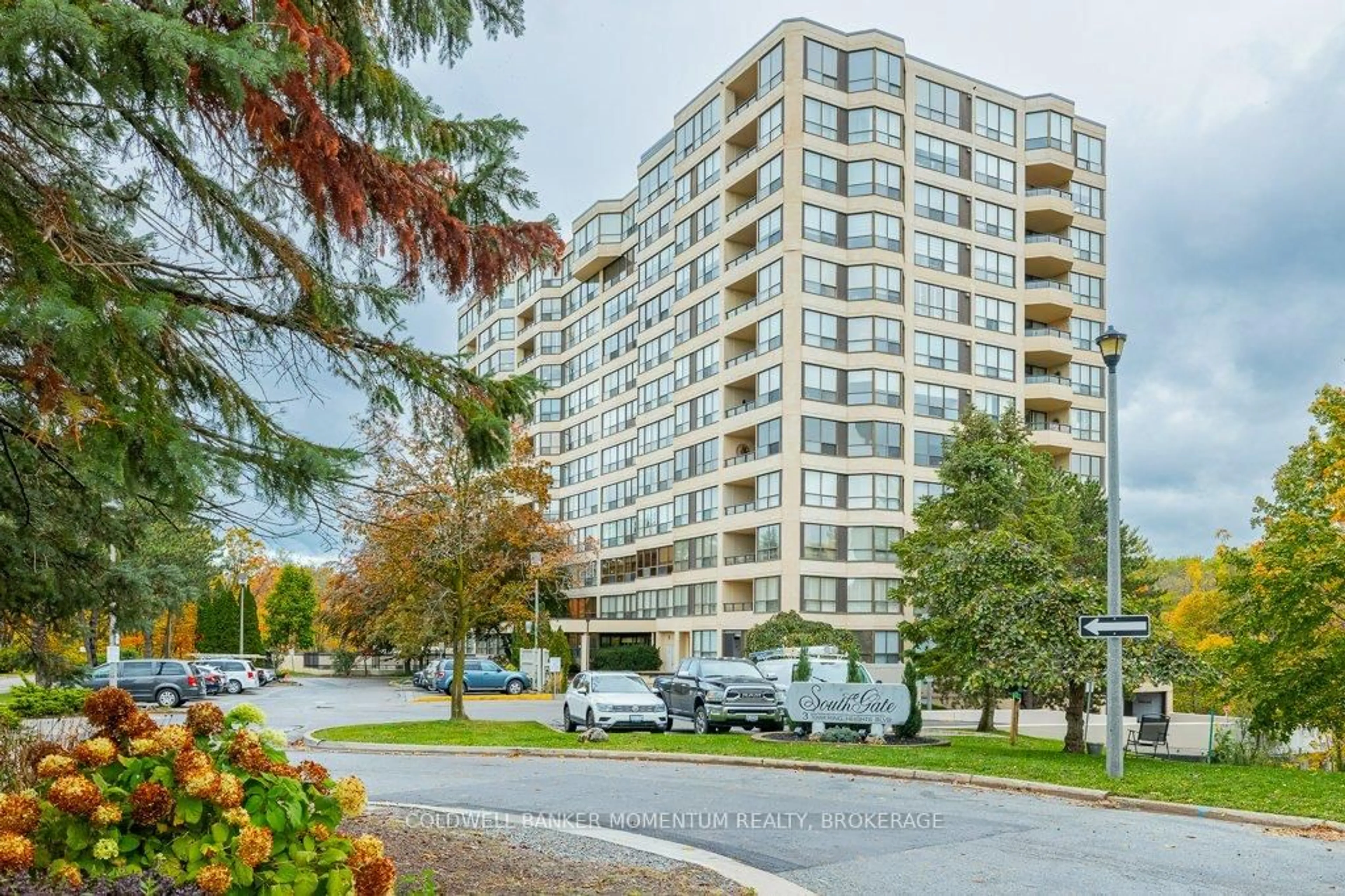 A pic from outside/outdoor area/front of a property/back of a property/a pic from drone, unknown for 3 Towering Heights Blvd #206, St. Catharines Ontario L2T 4A4