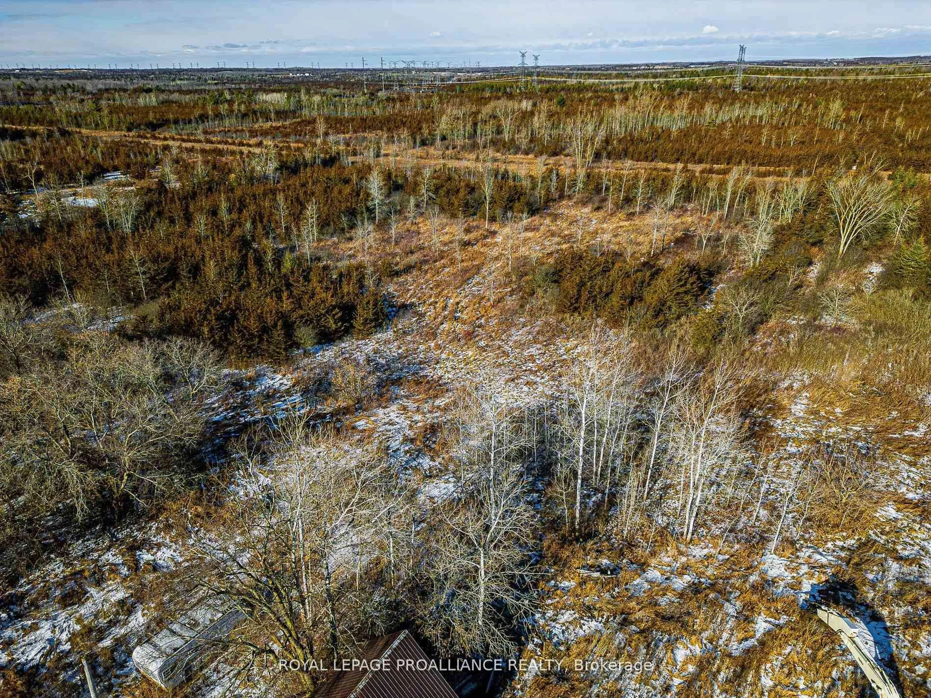 A pic from outside/outdoor area/front of a property/back of a property/a pic from drone, forest/trees view for 611 Callaghan Rd, Shannonville Ontario K0K 2N0