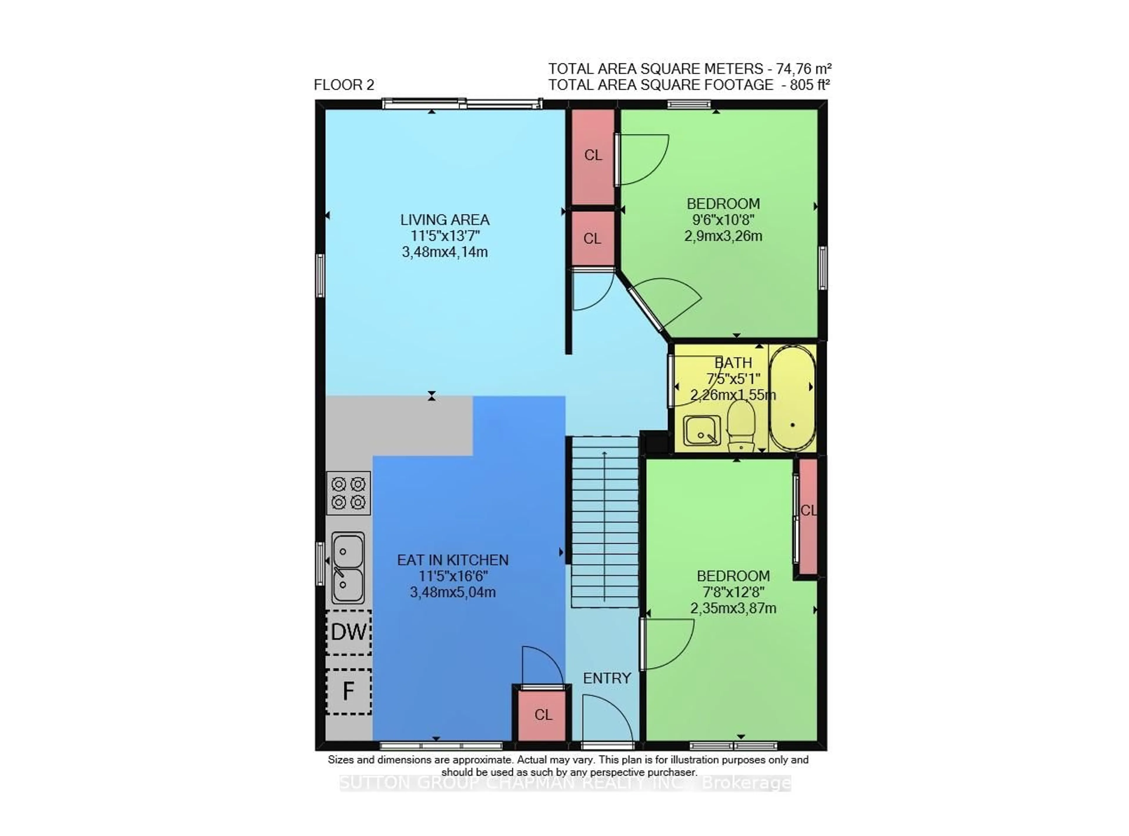 Floor plan for 193 Linwood St, London East Ontario N5Y 1W7
