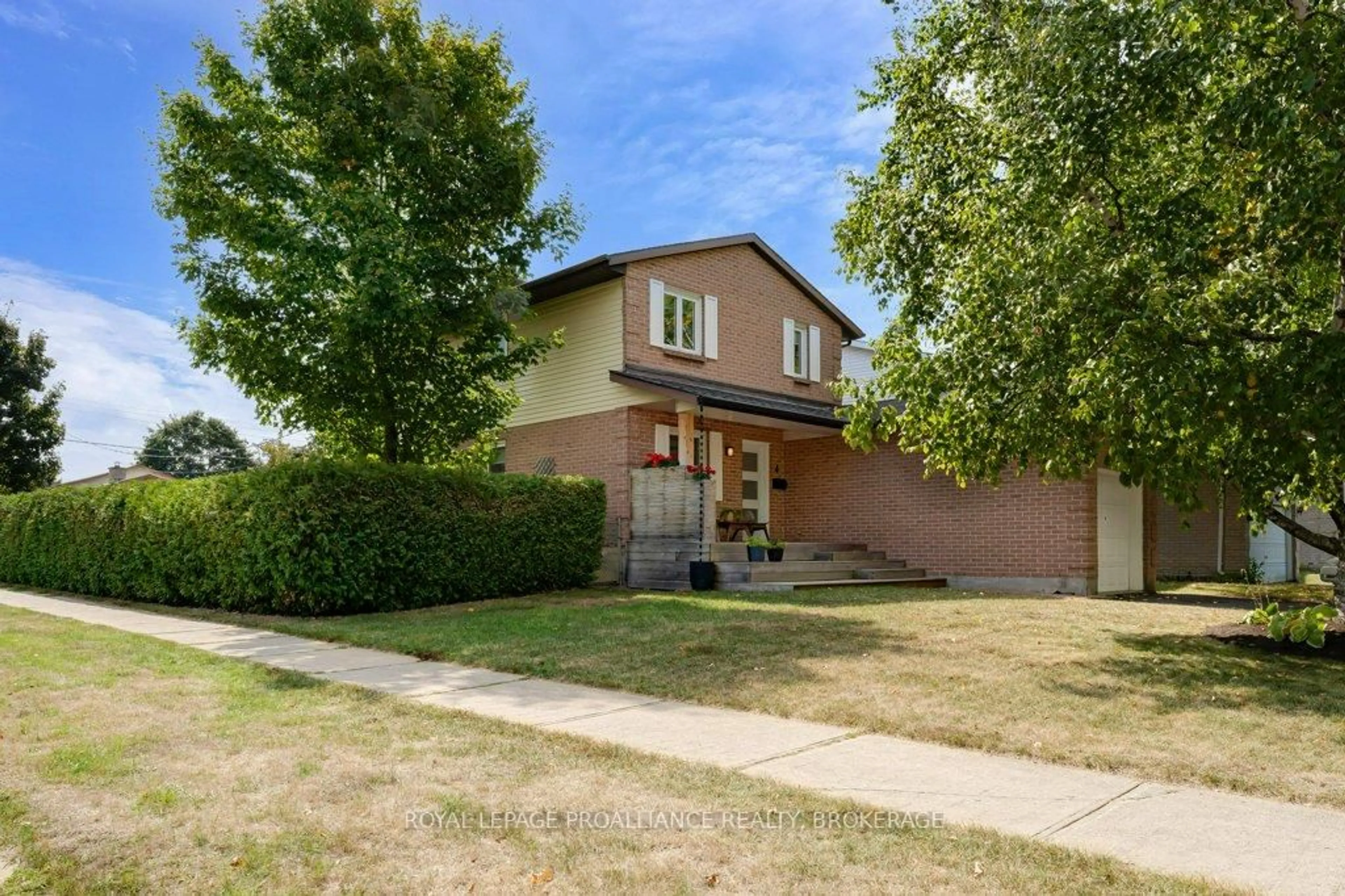 Home with brick exterior material, street for 4 Glenaire Mews, Kingston Ontario K7M 7L3