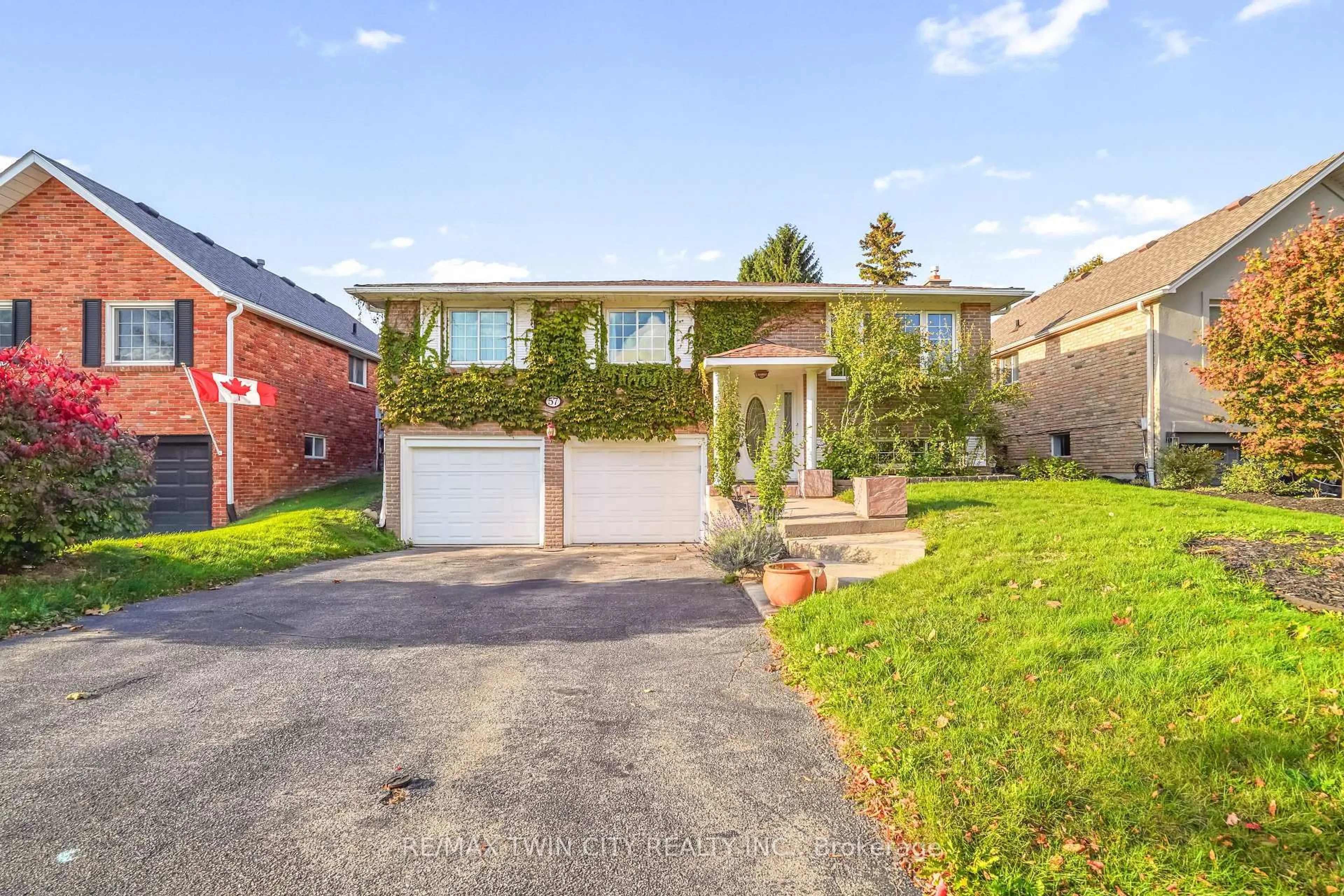 Home with brick exterior material, street for 57 Ashgrove Ave, Brantford Ontario N3R 6E3
