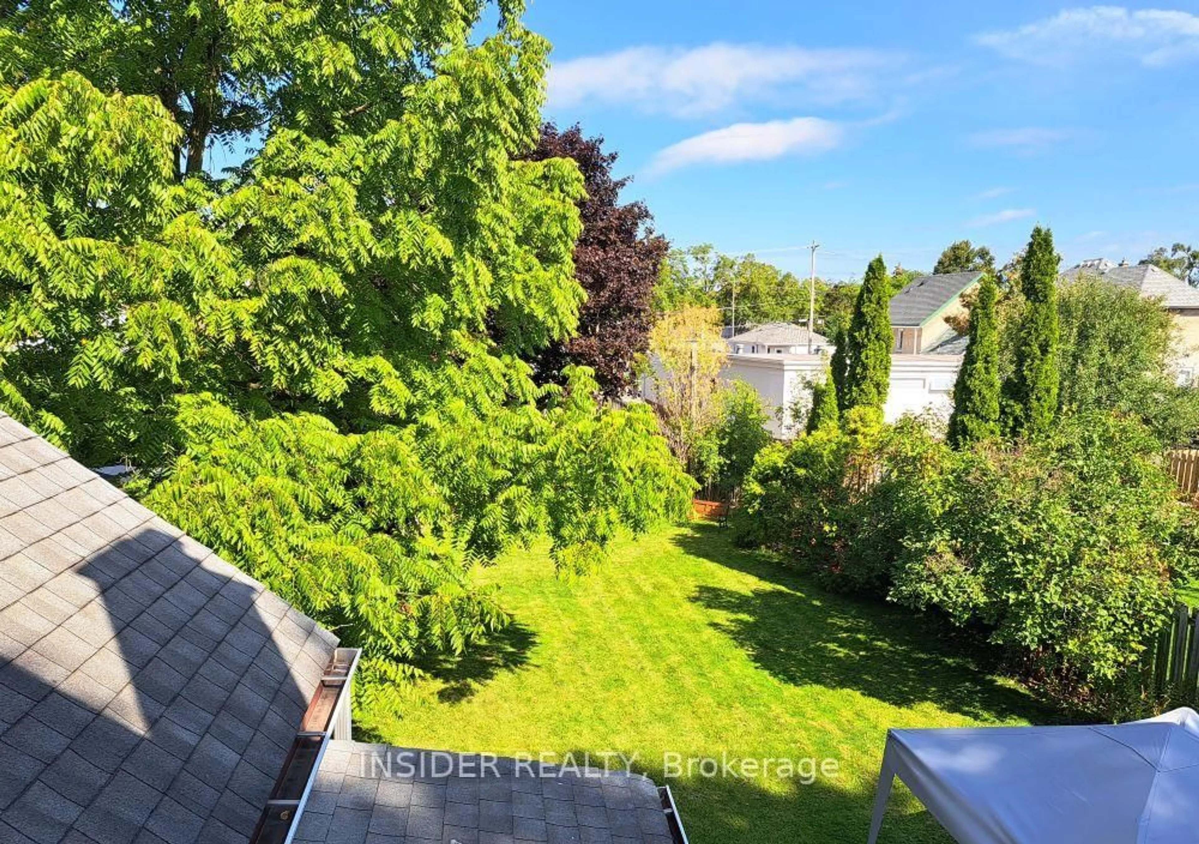 A pic from outside/outdoor area/front of a property/back of a property/a pic from drone, forest/trees view for 658 Brown St, Peterborough Ontario K9J 4K5