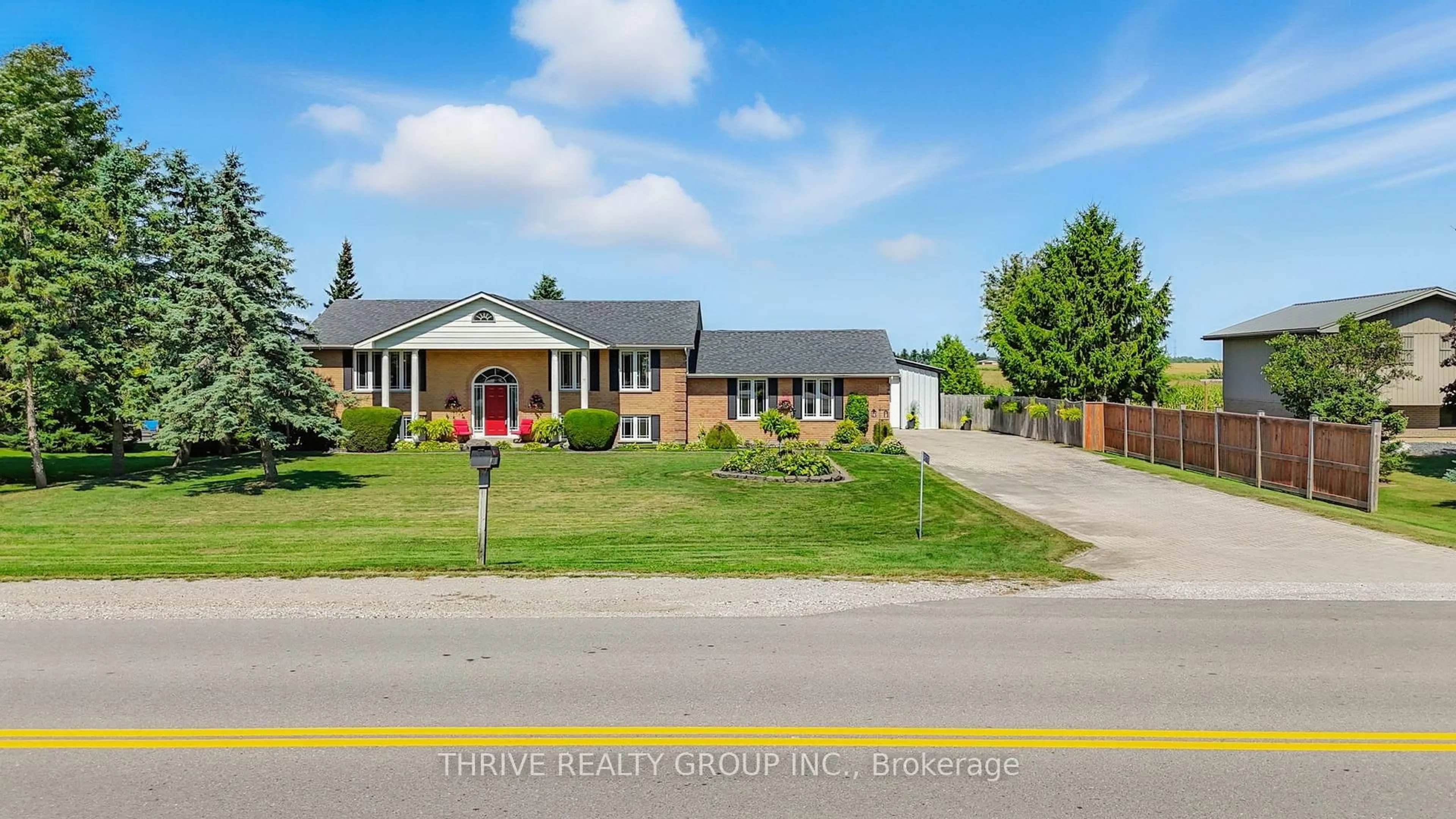A pic from outside/outdoor area/front of a property/back of a property/a pic from drone, street for 48118 Ron Mcneil Line, Malahide Ontario N5H 2R6