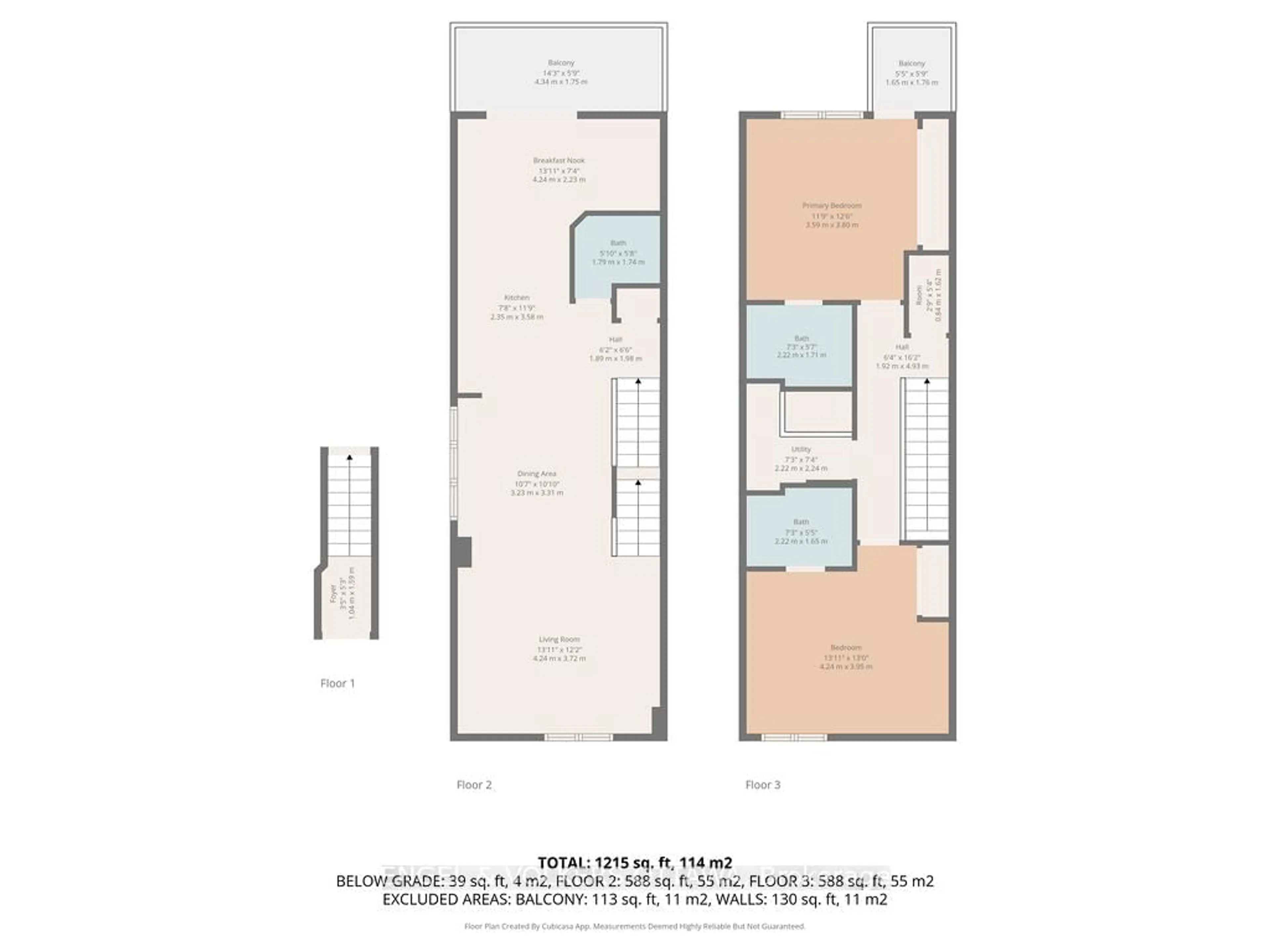 Floor plan for 662B Chapman Mills Dr, Ottawa Ontario K2J 0V4