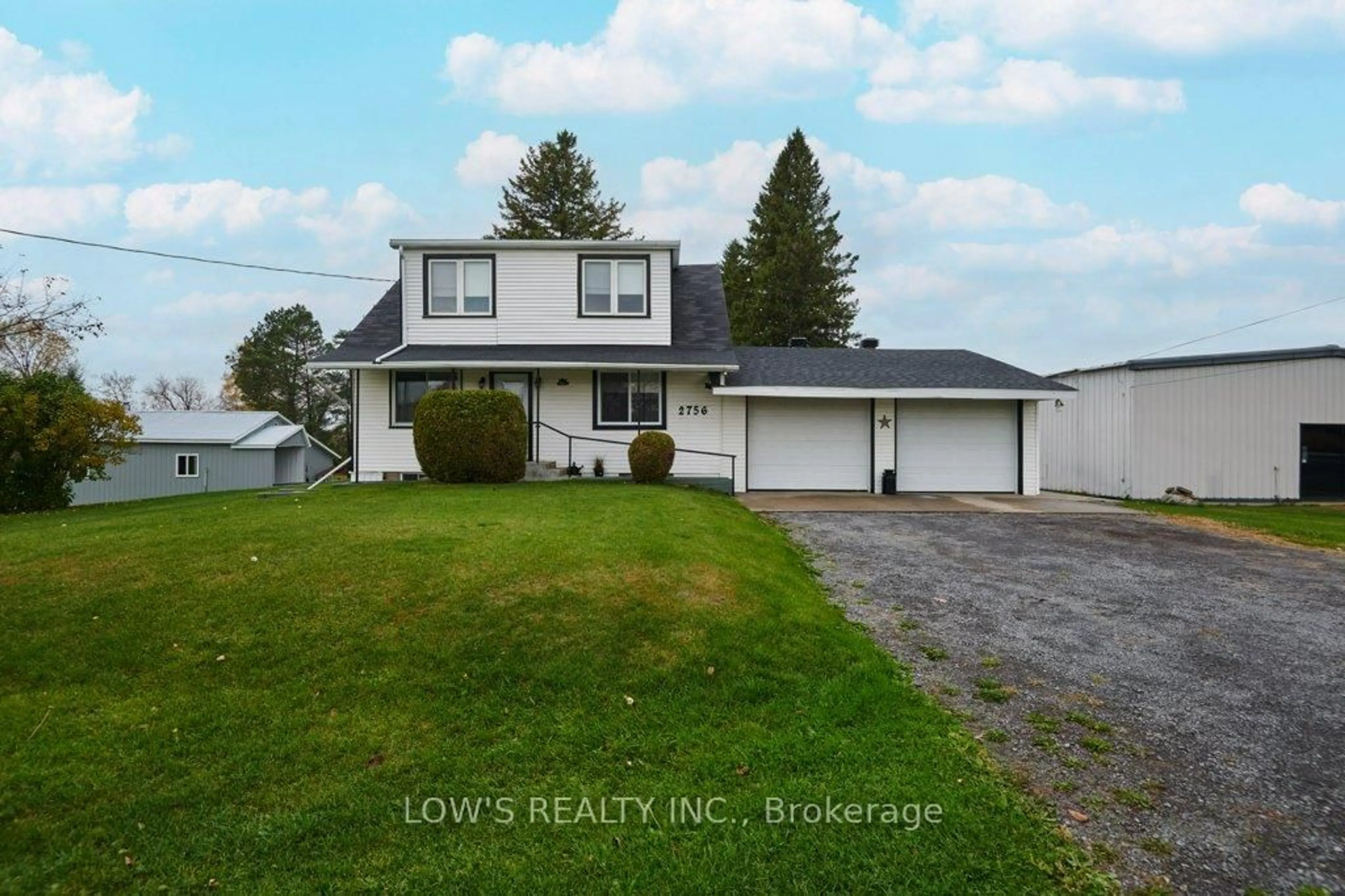 A pic from outside/outdoor area/front of a property/back of a property/a pic from drone, water/lake/river/ocean view for 2756 Highway 34 Highway, Champlain Ontario K6A 2R2