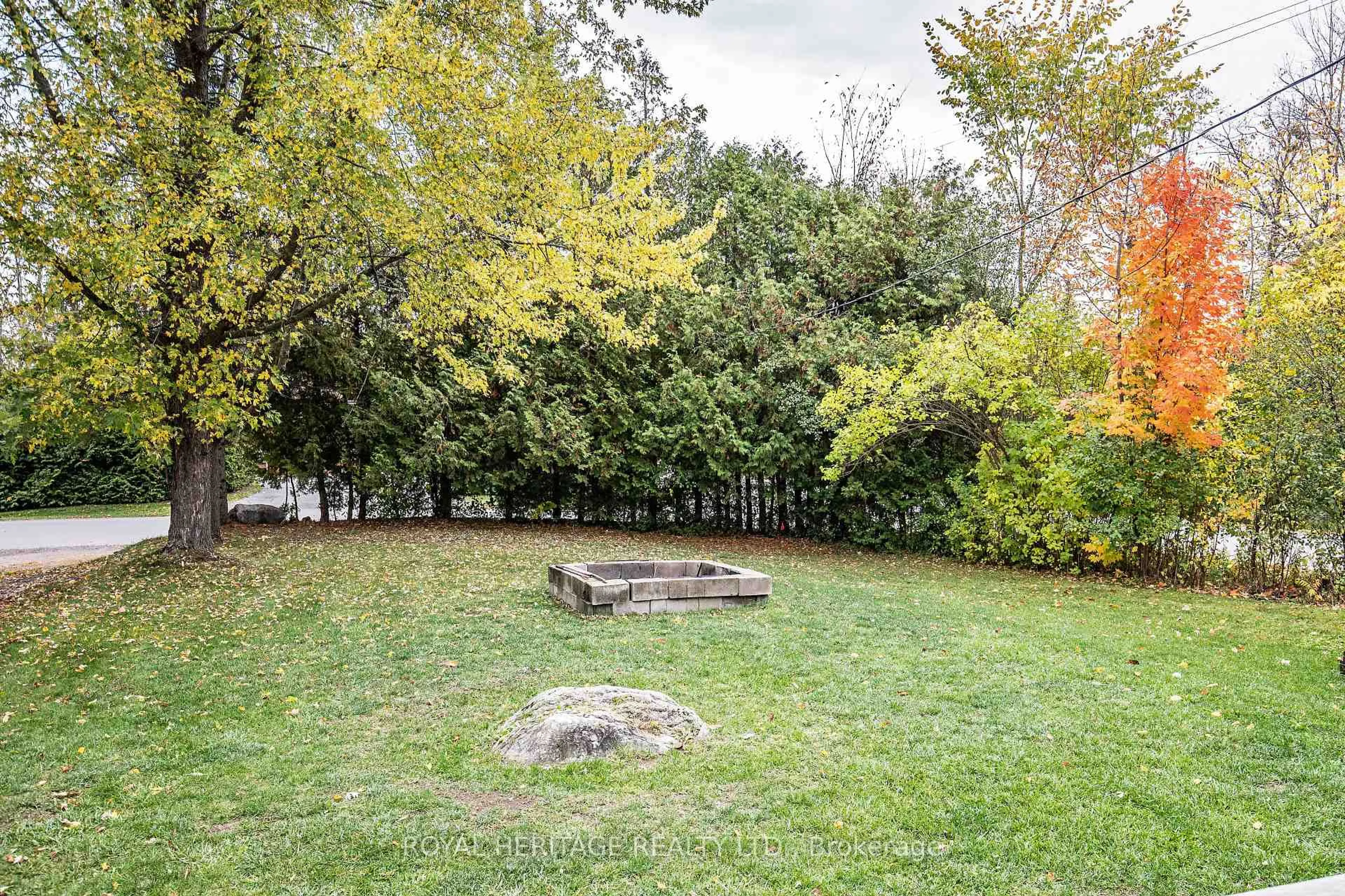 Patio, forest/trees view for 203 Crosby Dr, Kawartha Lakes Ontario K0M 1A0