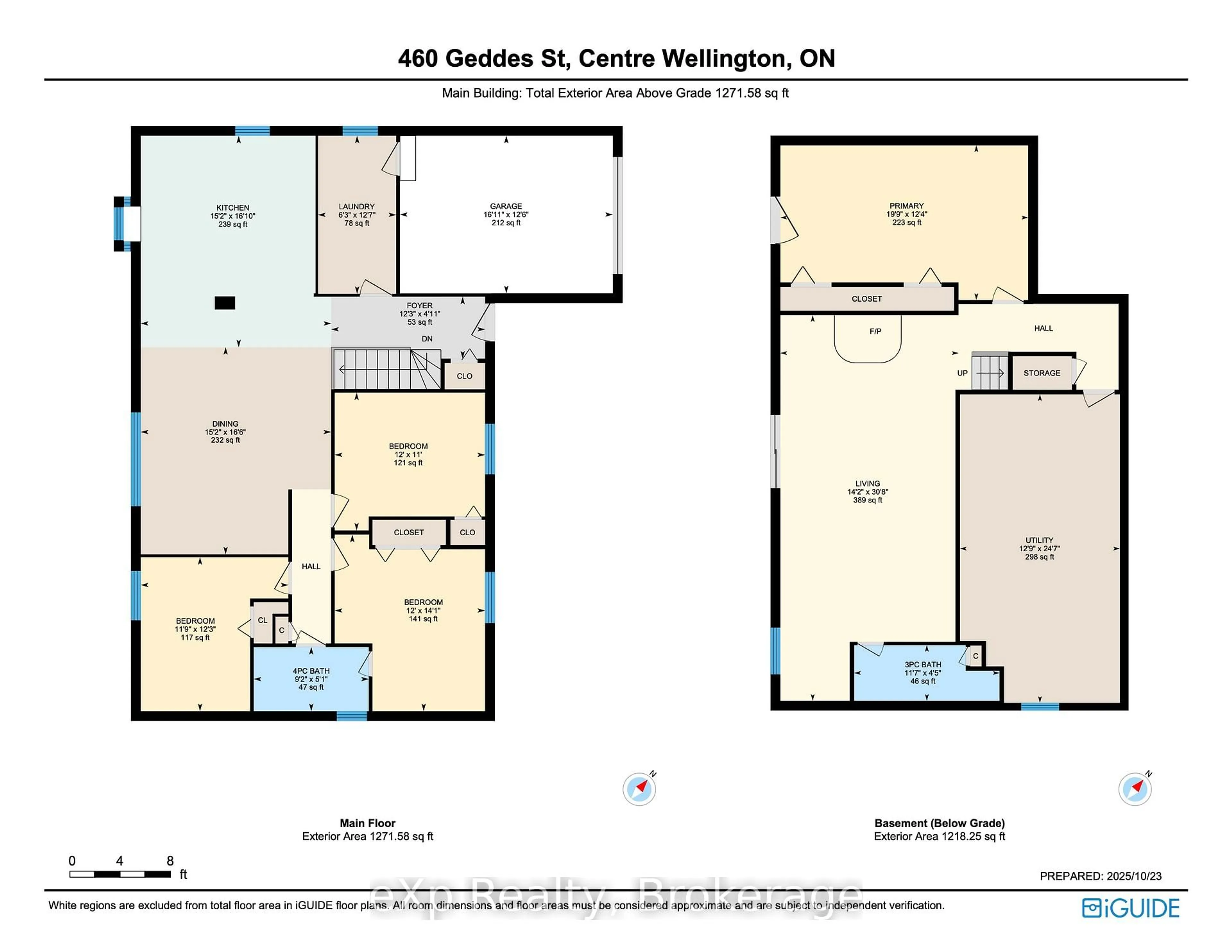 Floor plan for 460 Geddes St, Centre Wellington Ontario N0B 1S0