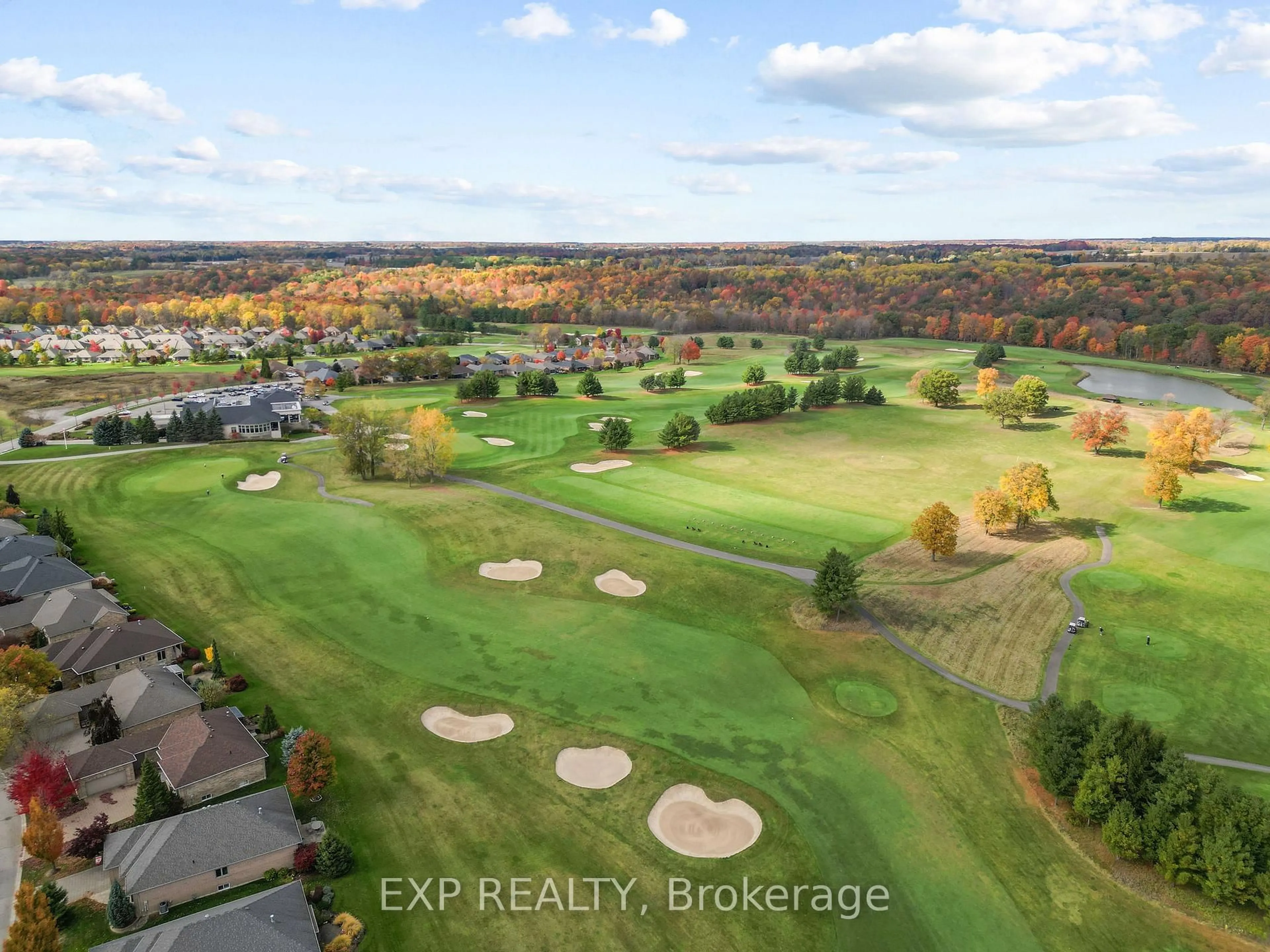 A pic from outside/outdoor area/front of a property/back of a property/a pic from drone, water/lake/river/ocean view for 2137 Jack Nash Dr, London South Ontario N6K 5R1