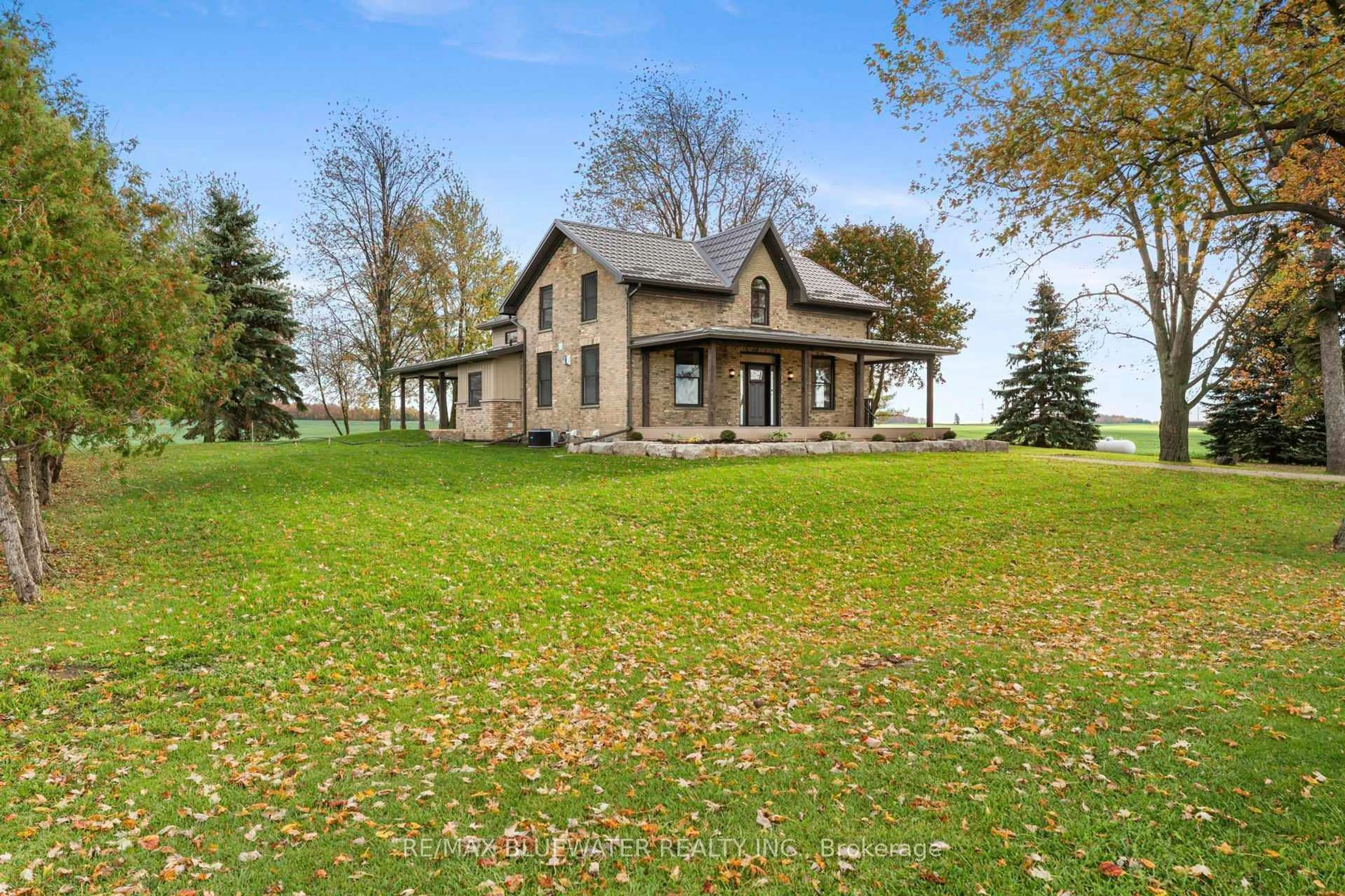 A pic from outside/outdoor area/front of a property/back of a property/a pic from drone, water/lake/river/ocean view for 75184 Goshen Line, Bluewater Ontario N0M 2R0