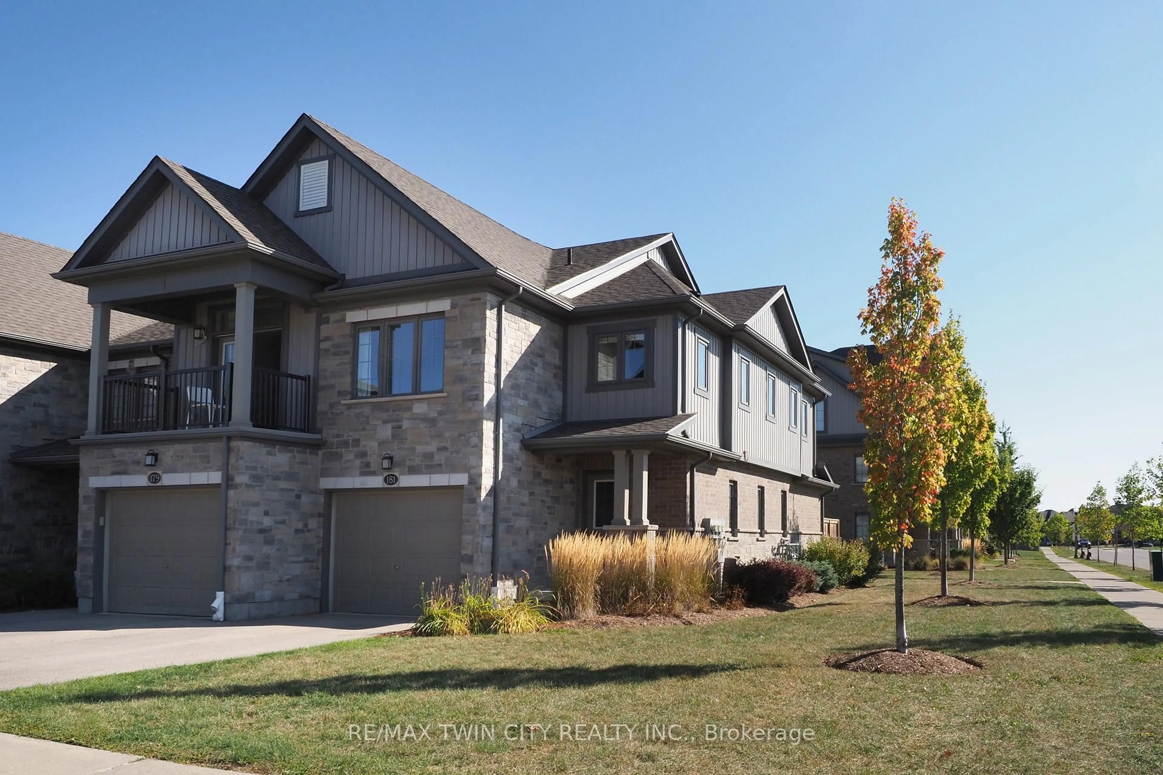 Home with brick exterior material, street for 181 South Creek Dr, Kitchener Ontario N2P 0E1