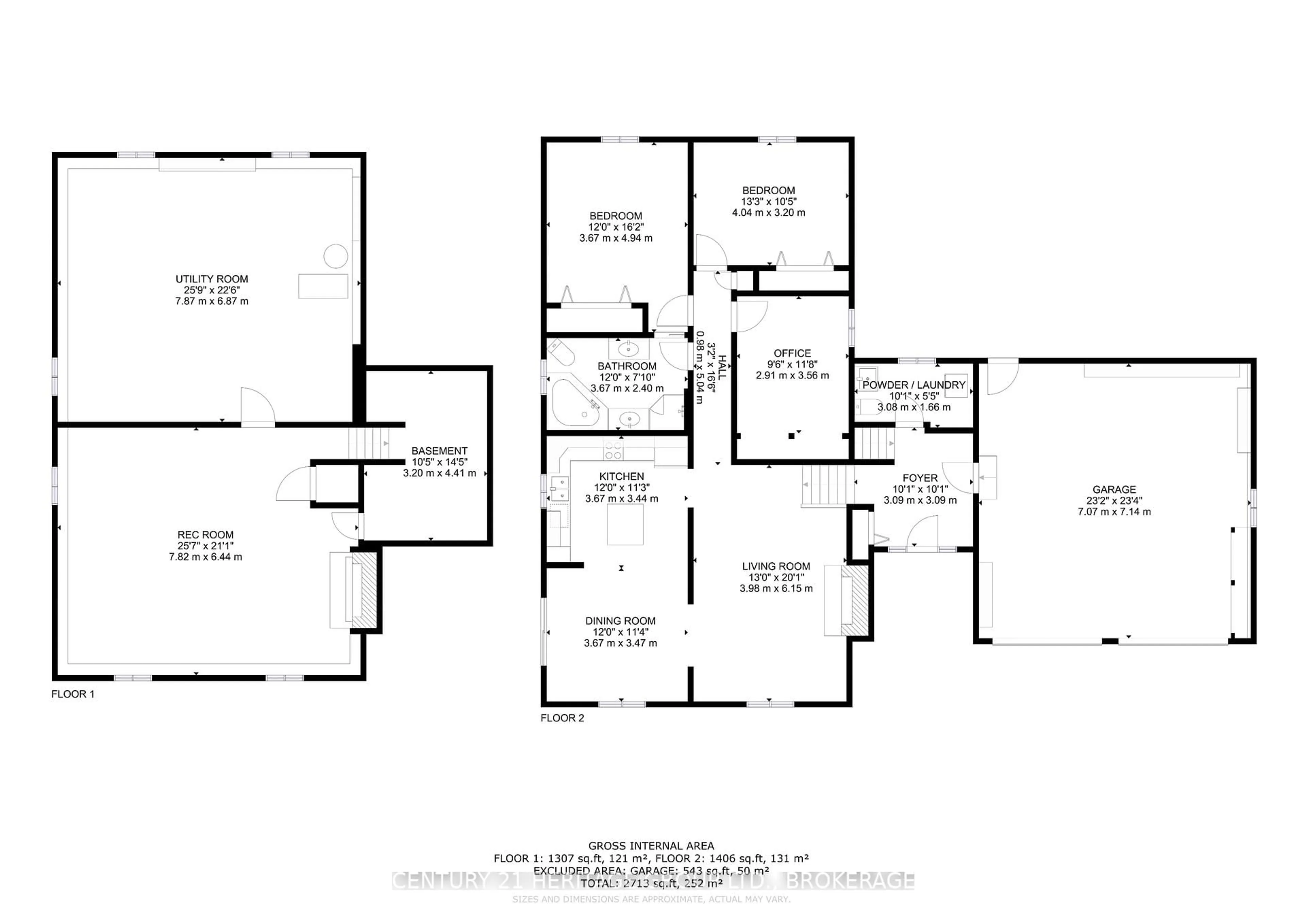 Floor plan for 1467 Slab St, Stirling Ontario K0K 3E0