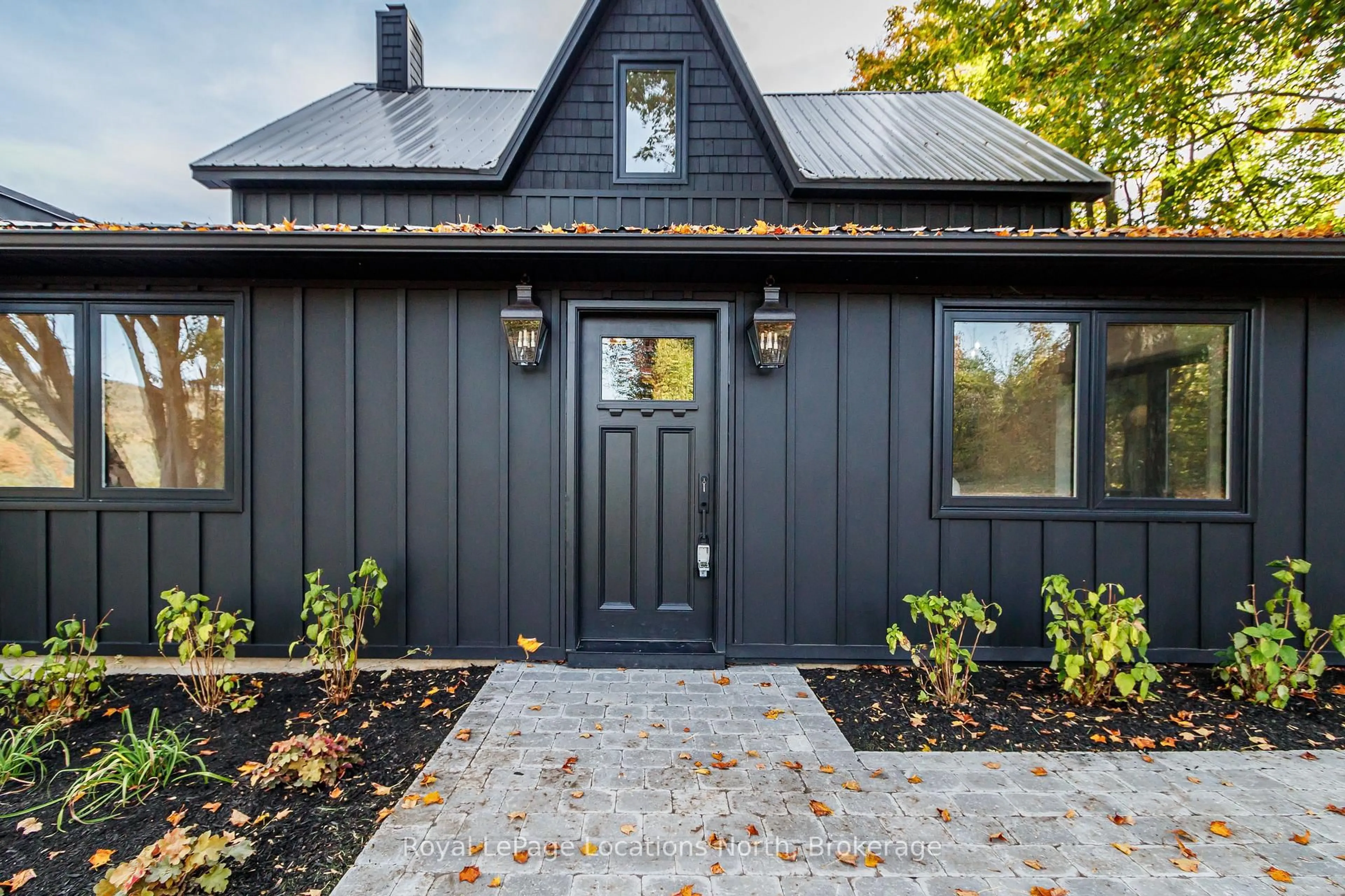 Home with vinyl exterior material, street for 635019 Pretty River Rd, Blue Mountains Ontario L0M 1P0