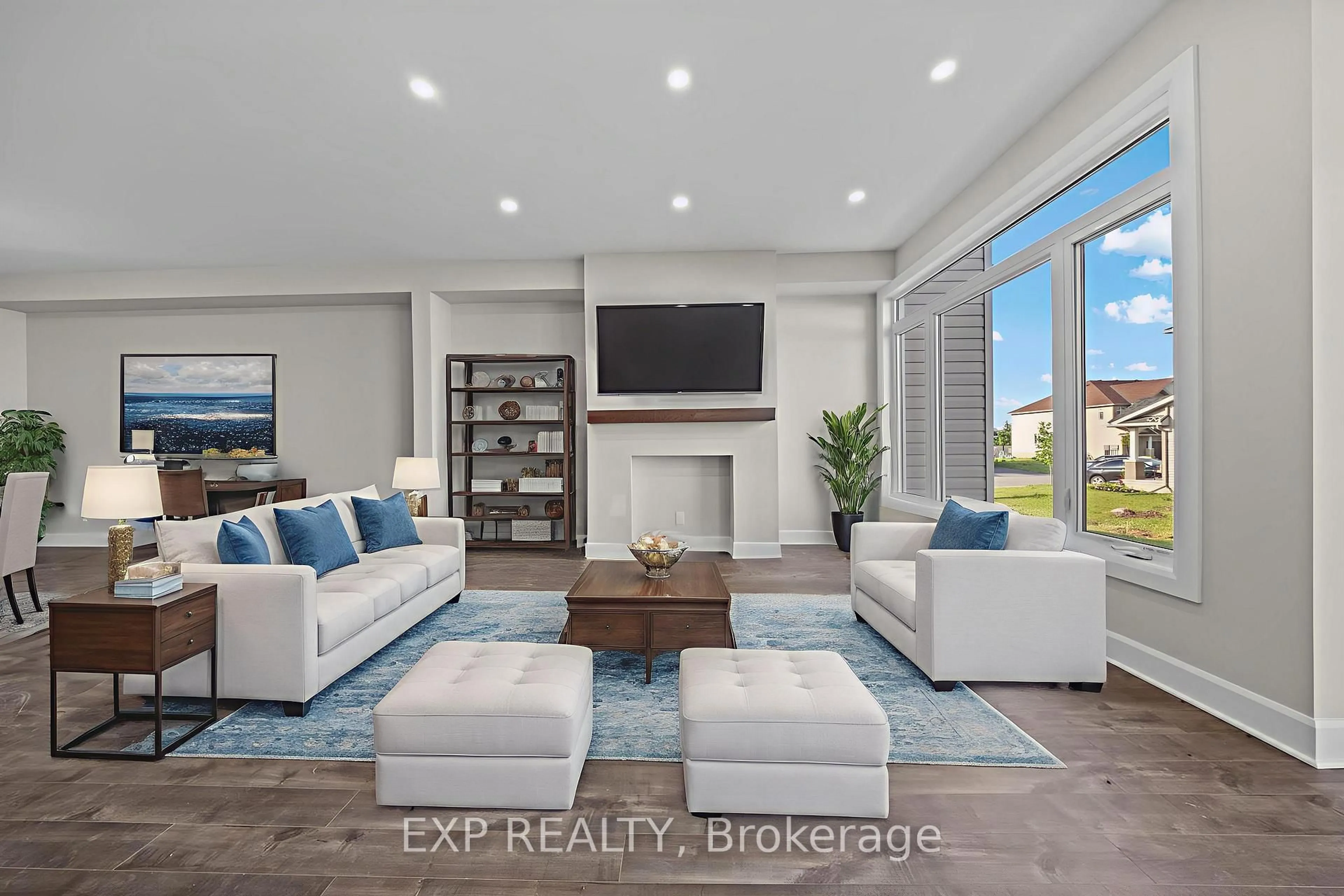 Living room with furniture, ceramic/tile floor for 70 Eastwood Dr, Carleton Place Ontario K7C 0C4