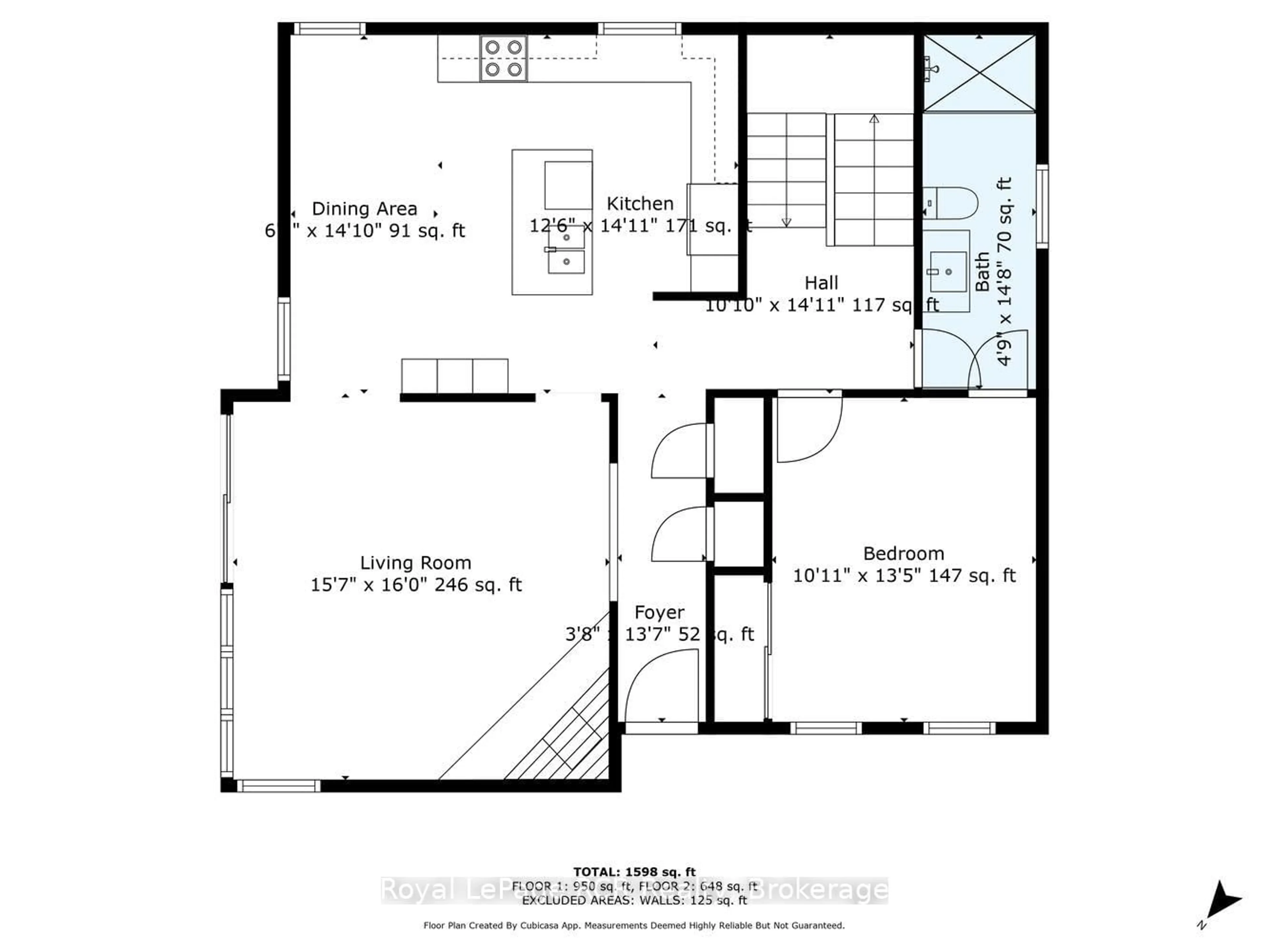 Floor plan for 340 Bryant St, South Bruce Peninsula Ontario N0H 2T0