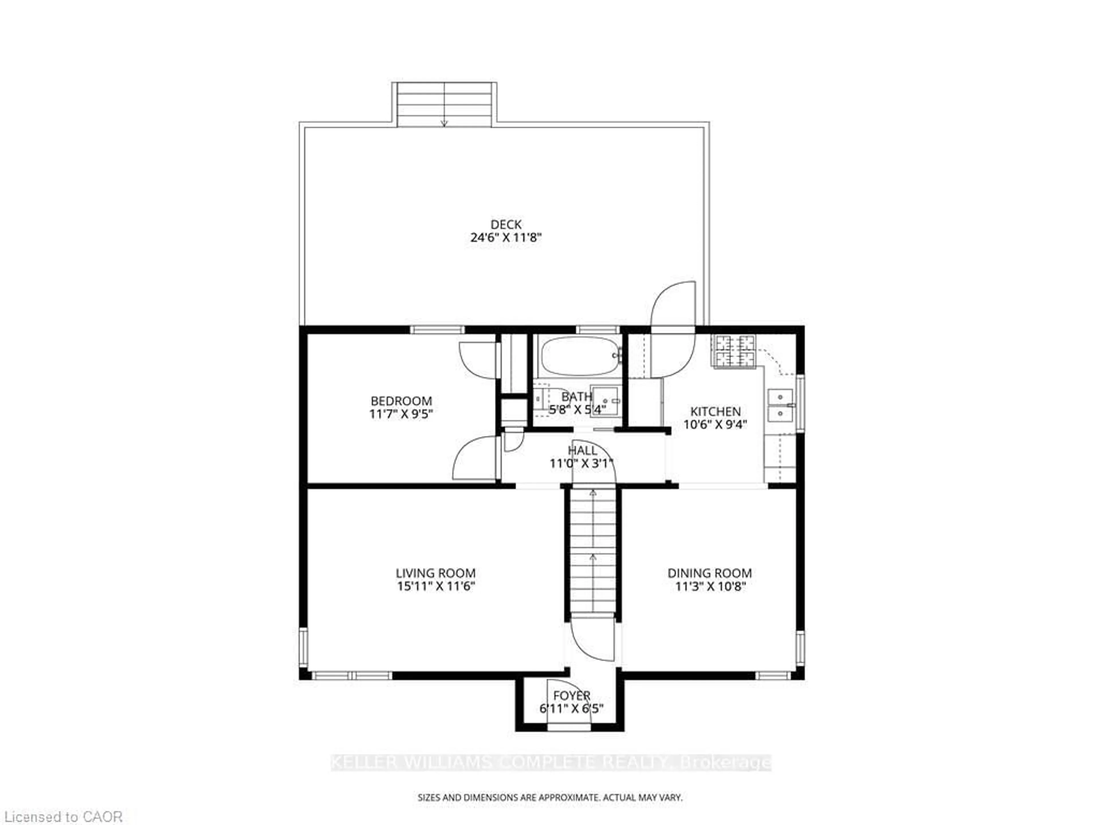 Floor plan for 3 MONTROSE Ave, Hamilton Ontario L8K 4X8