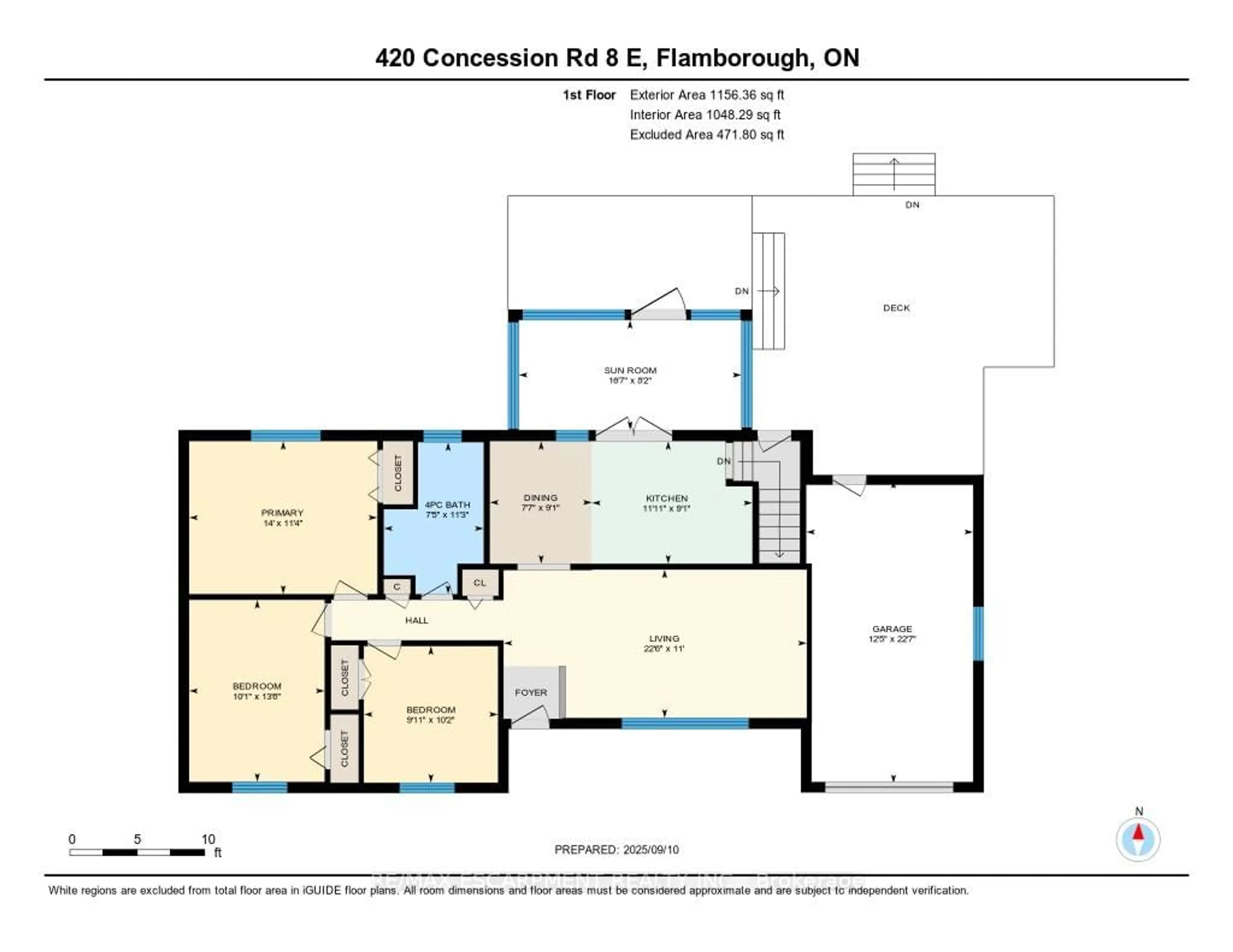 Floor plan for 420 Concession 8 Rd, Hamilton Ontario L0R 2H0