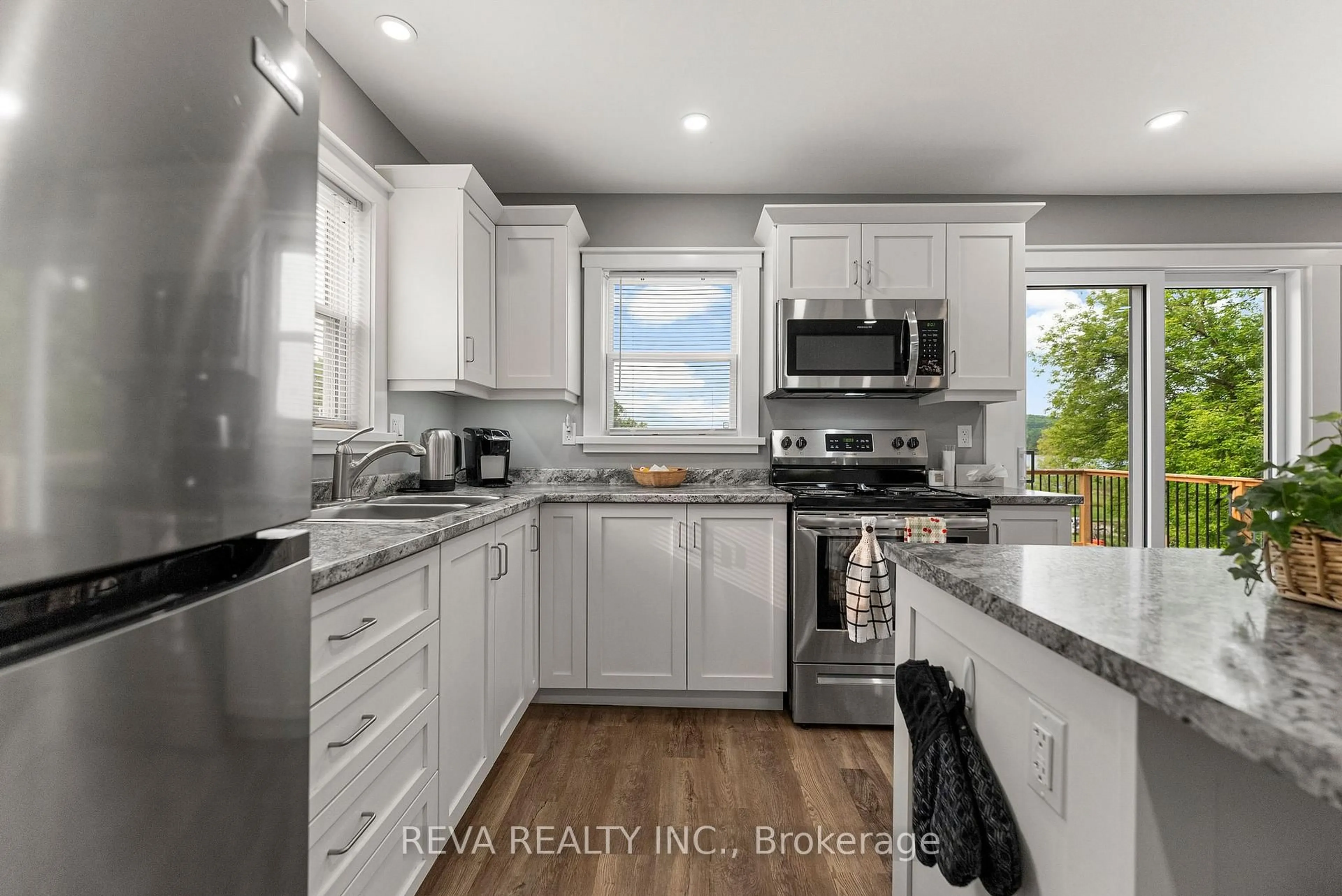 Open concept kitchen, ceramic/tile floor for 83 Siberia Rd, Barry's Bay Ontario K0J 1B0