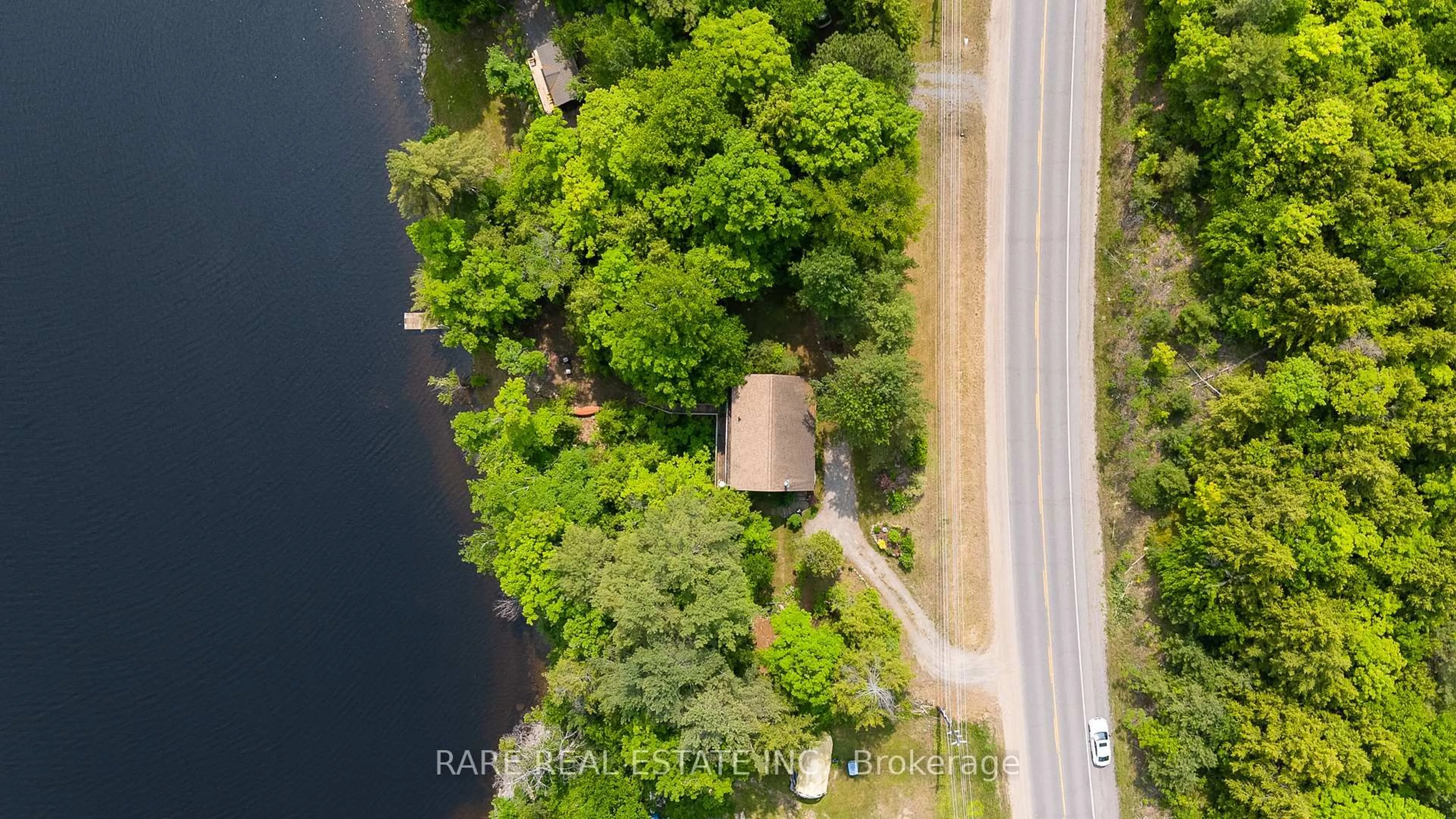 A pic from outside/outdoor area/front of a property/back of a property/a pic from drone, water/lake/river/ocean view for 4321 Calabogie Rd, Calabogie Ontario K0J 1H0