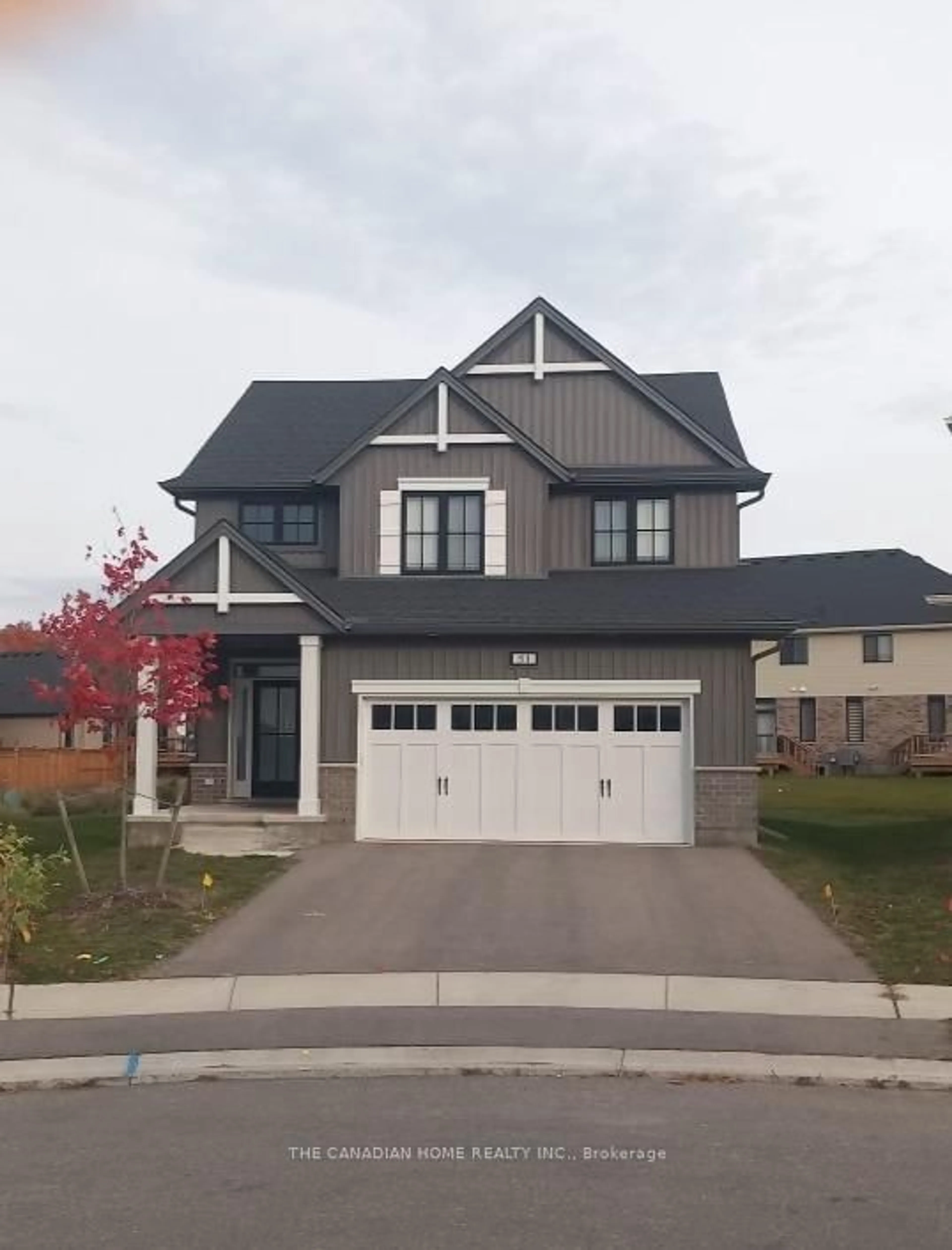 Home with vinyl exterior material, street for 51 Keba Cres, Tillsonburg Ontario N4G 1B5