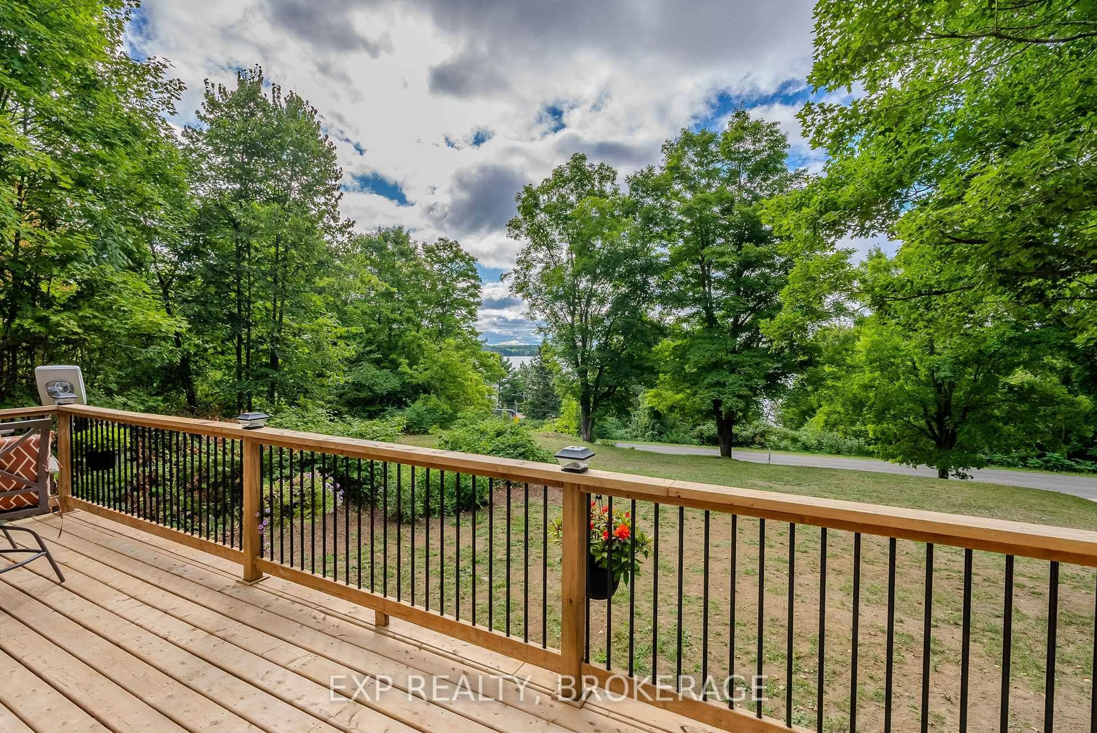 Patio, water/lake/river/ocean view for 6187 Arden Rd, Arden Ontario K0H 1B0