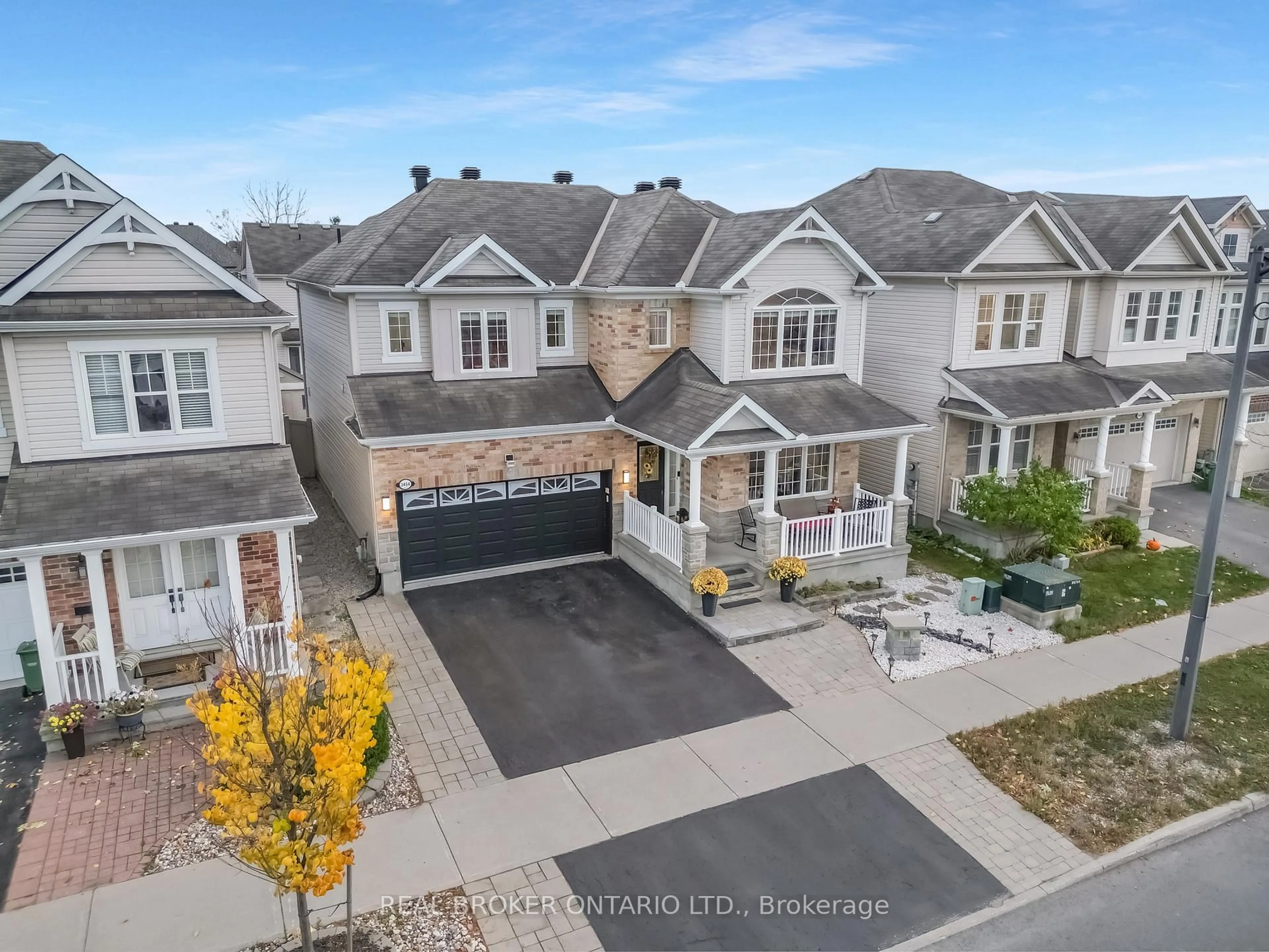 A pic from outside/outdoor area/front of a property/back of a property/a pic from drone, street for 3454 River Run Ave, Ottawa Ontario K2J 0R8