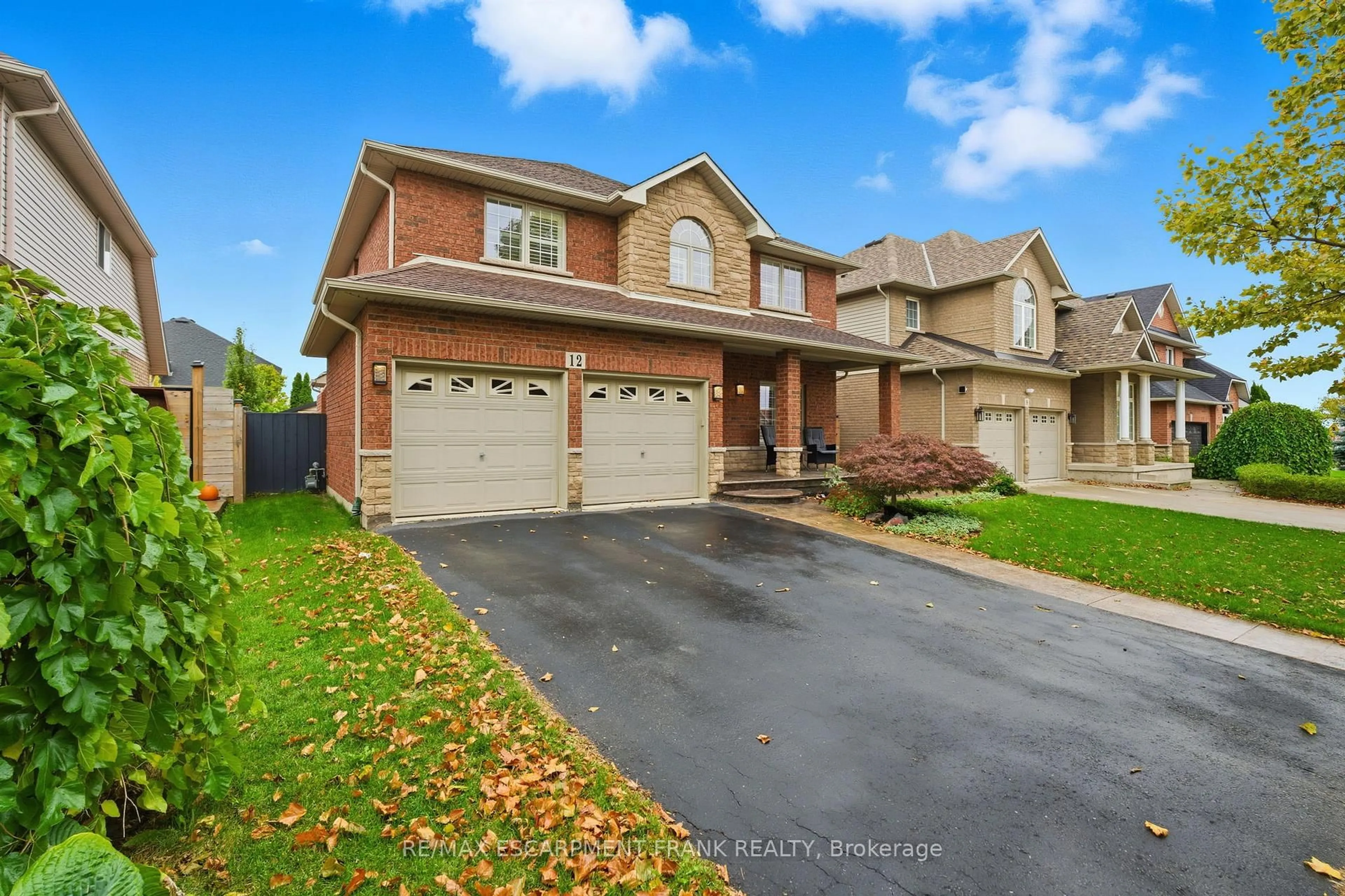 Home with brick exterior material, street for 12 Hannon Cres, Hamilton Ontario L0R 1P0
