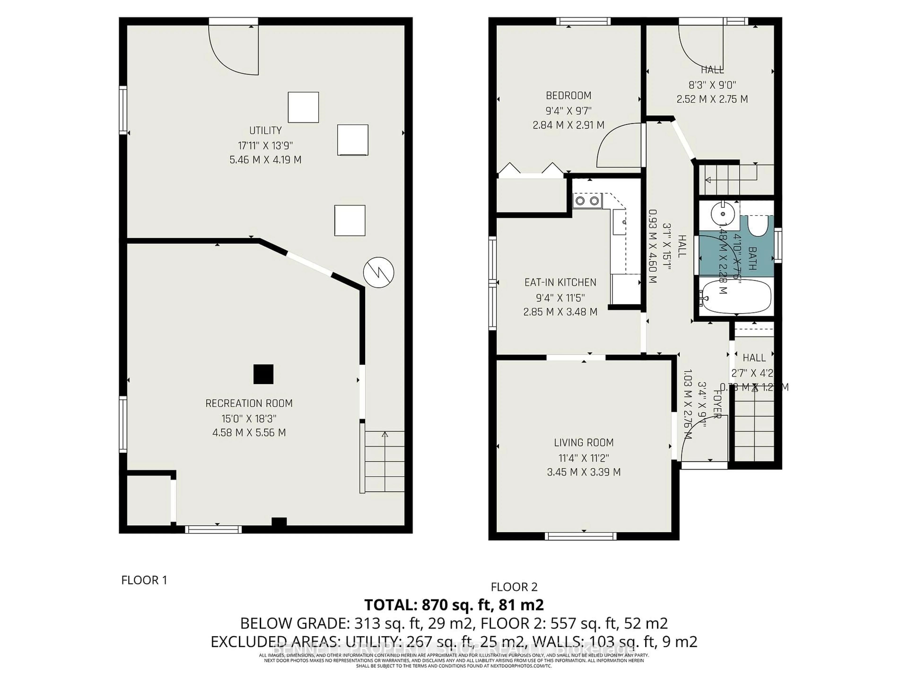 Floor plan for 51 Smirle Ave, Ottawa Ontario K1Y 0S2