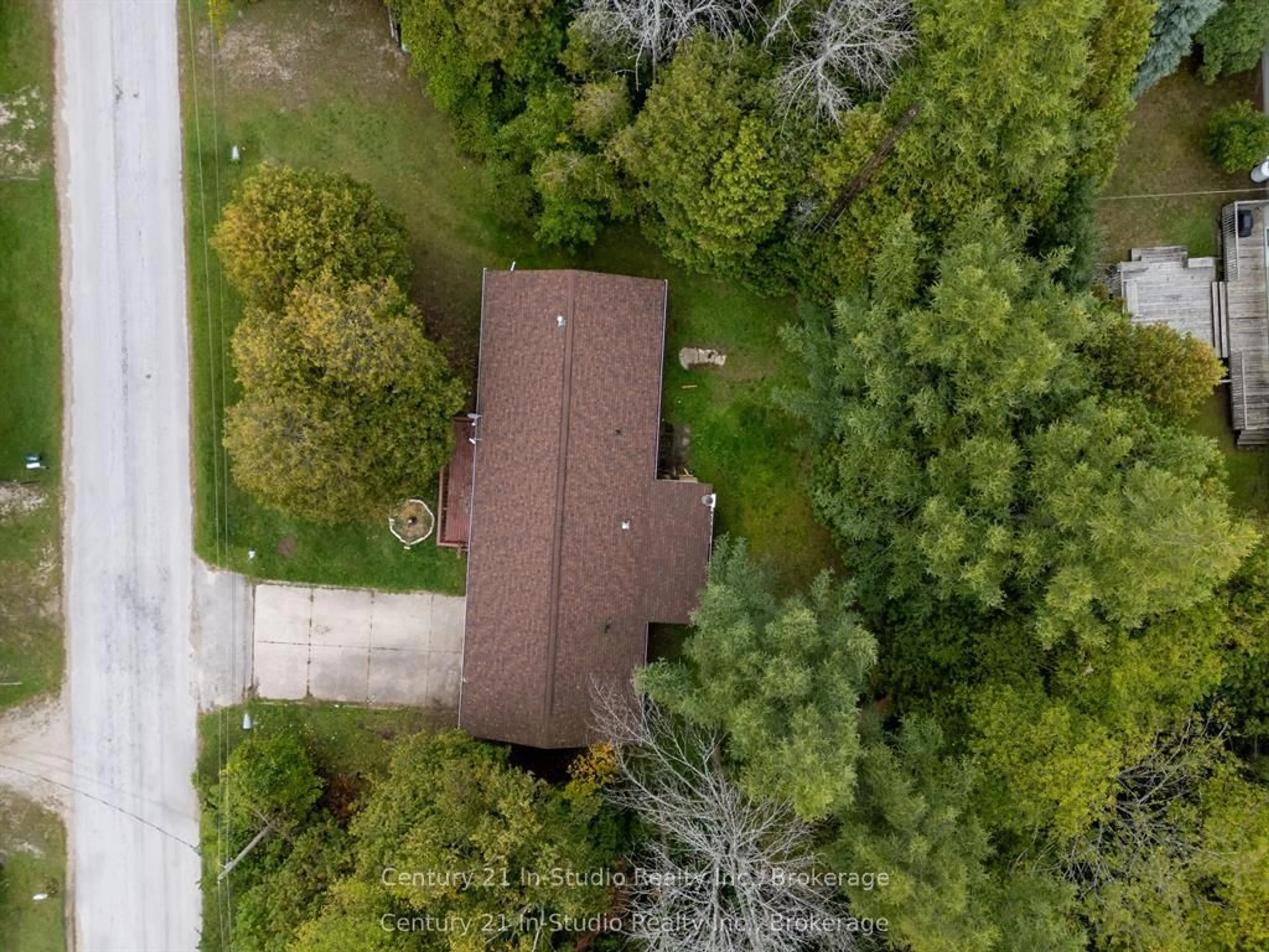 A pic from outside/outdoor area/front of a property/back of a property/a pic from drone, forest/trees view for 15 WHITEFISH Blvd, South Bruce Peninsula Ontario N0H 2T0