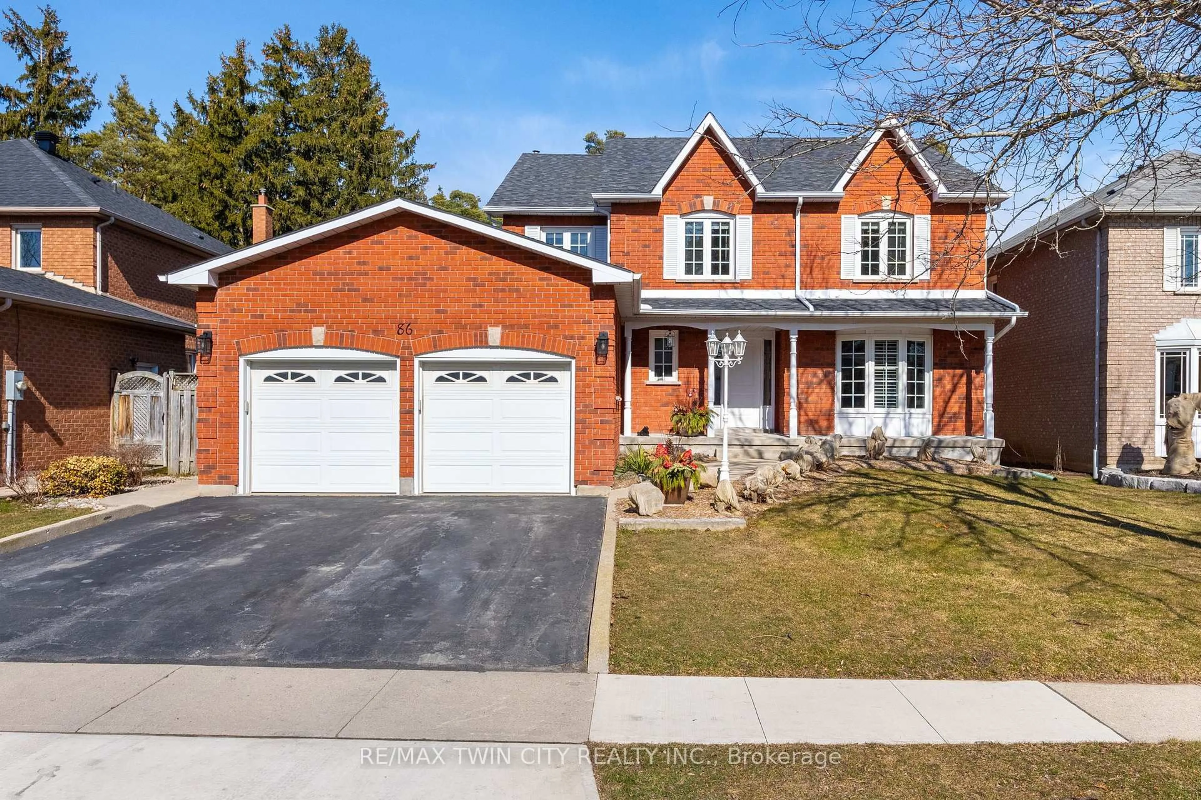 Home with brick exterior material, street for 86 Santa Maria Dr, Cambridge Ontario N1R 8A2