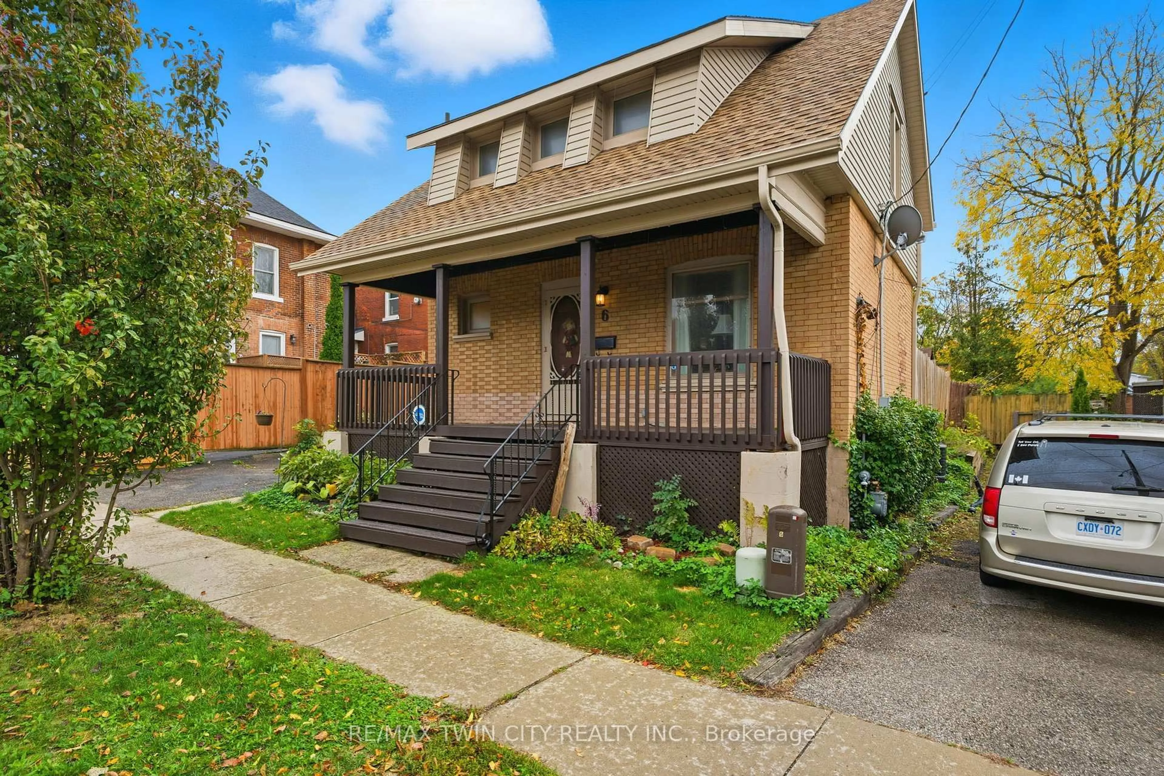 Home with brick exterior material, street for 6 Strathcona Ave, Brantford Ontario N3S 1T3