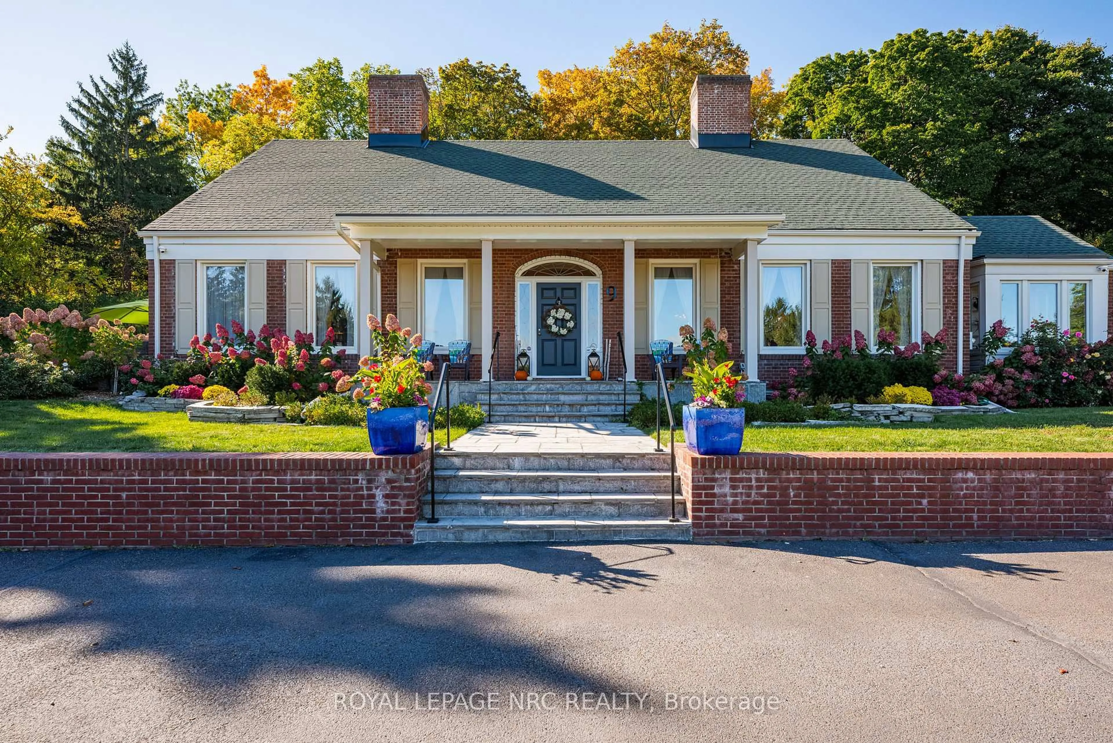 Home with brick exterior material, street for 9 Shaldan Lane, Pelham Ontario L0S 1E0