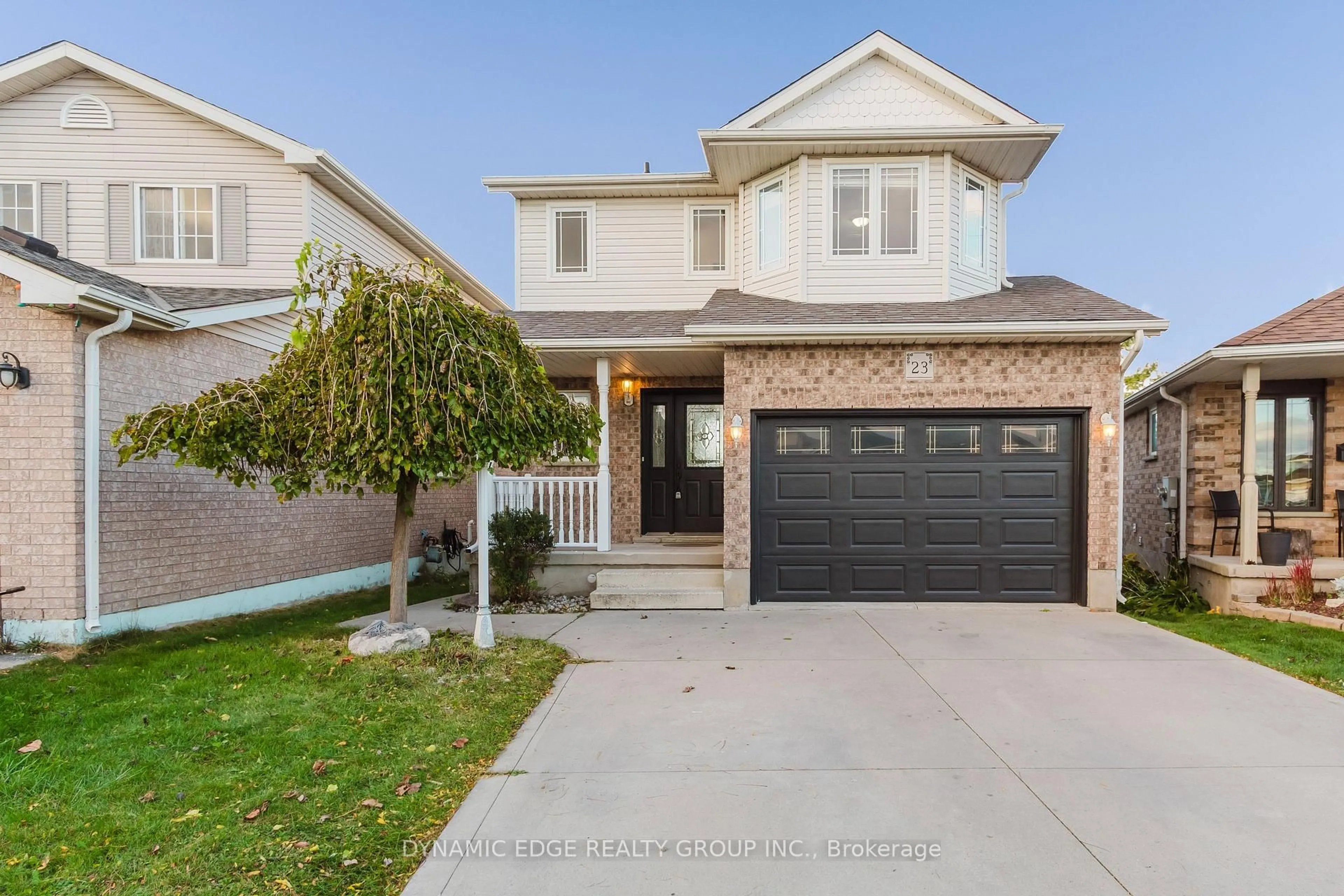 Home with brick exterior material, street for 23 Bronwyn Pl, Guelph Ontario N1K 1X1