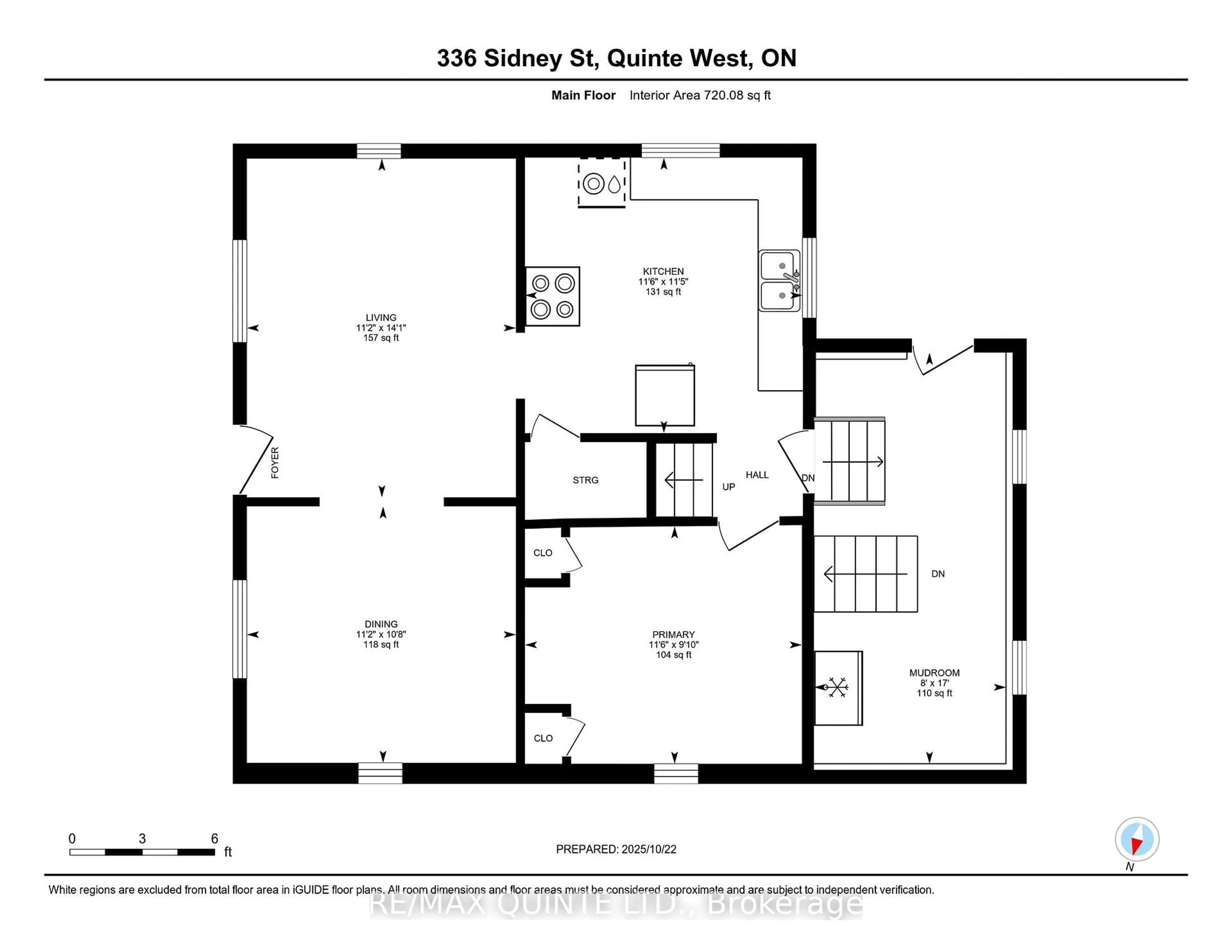 Floor plan for 336 Sidney St, Quinte West Ontario K8V 2T9