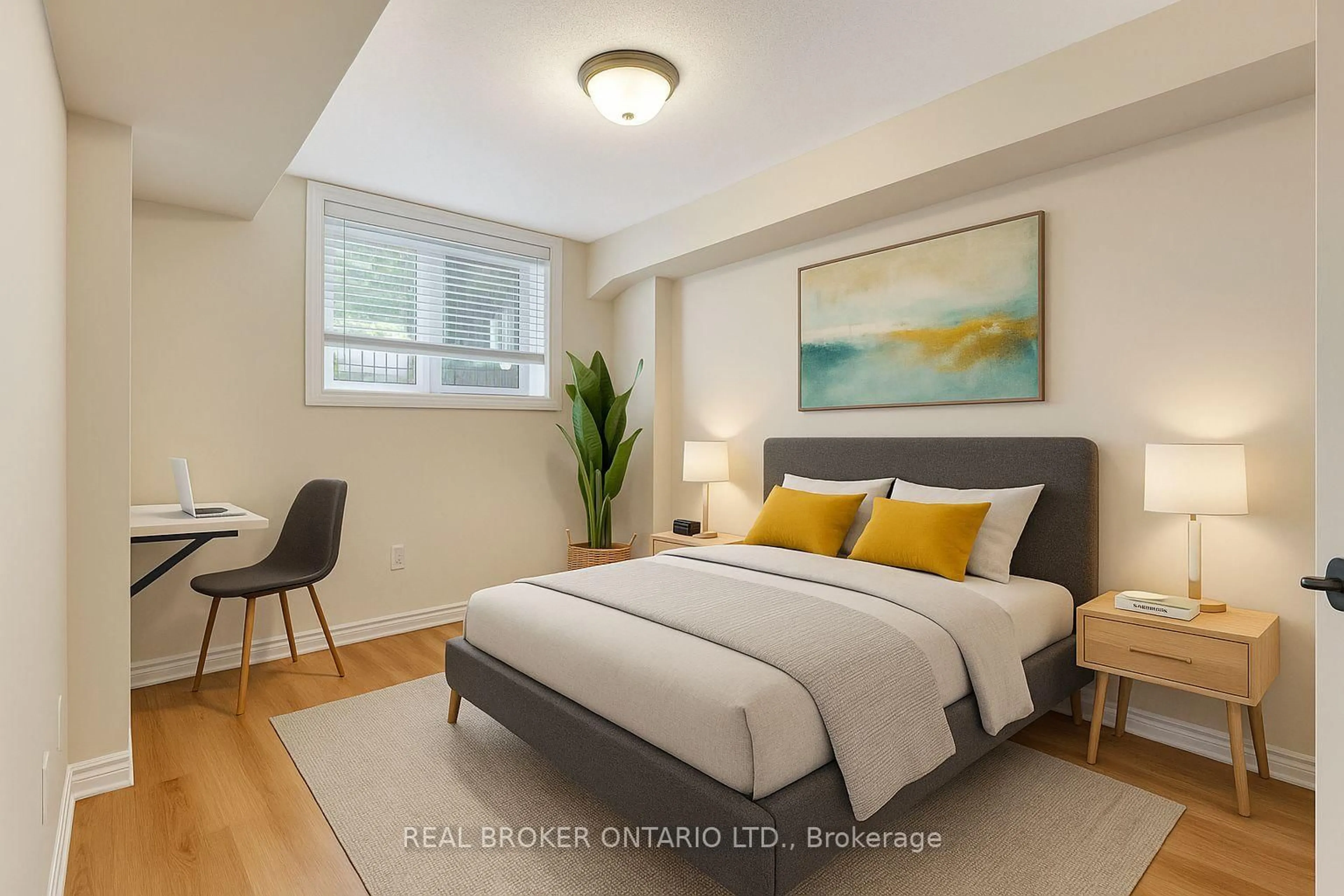 Bedroom with bed, unknown for 778A Chapman Mills Dr, Ottawa Ontario K2J 3V2