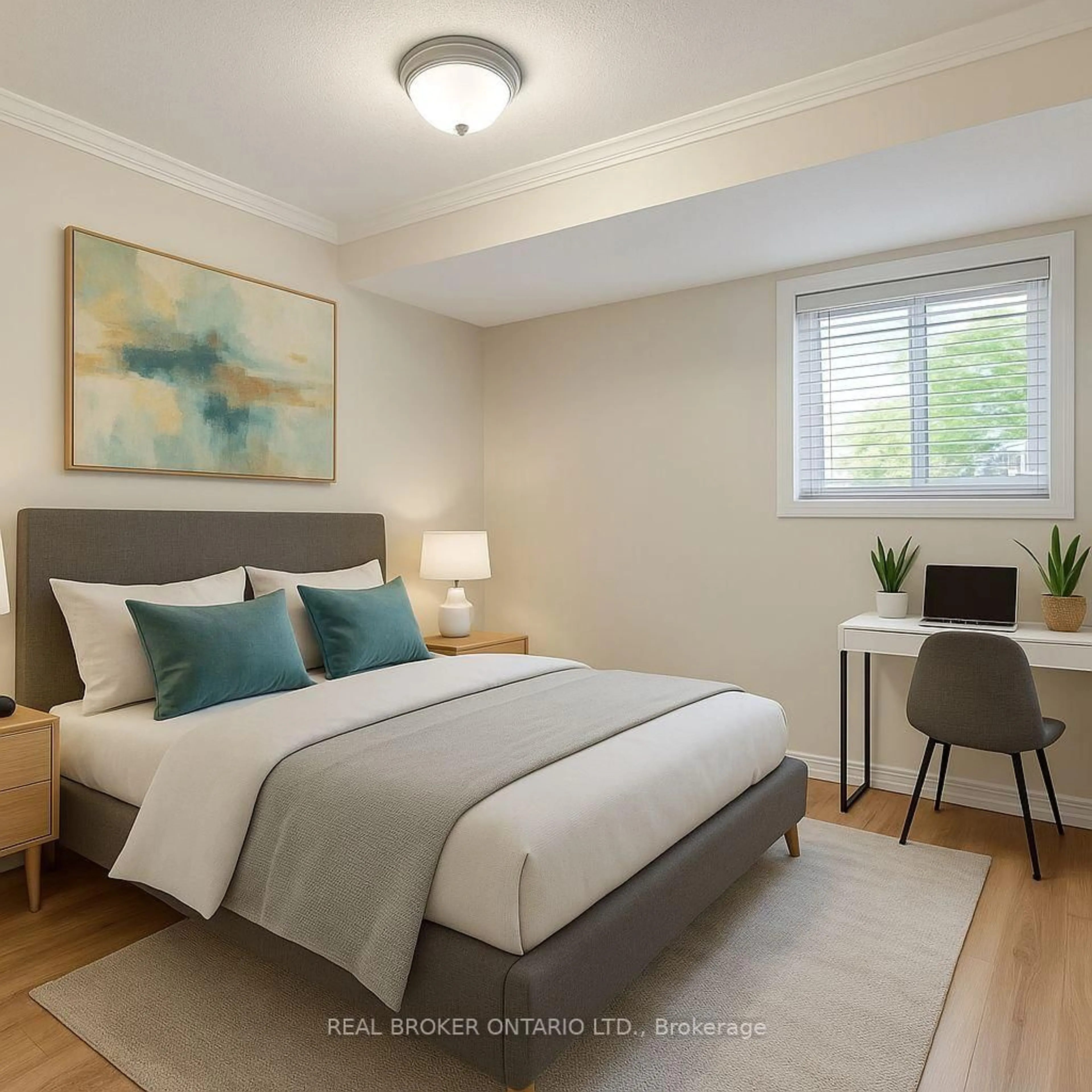 Bedroom with bed, unknown for 778A Chapman Mills Dr, Ottawa Ontario K2J 3V2