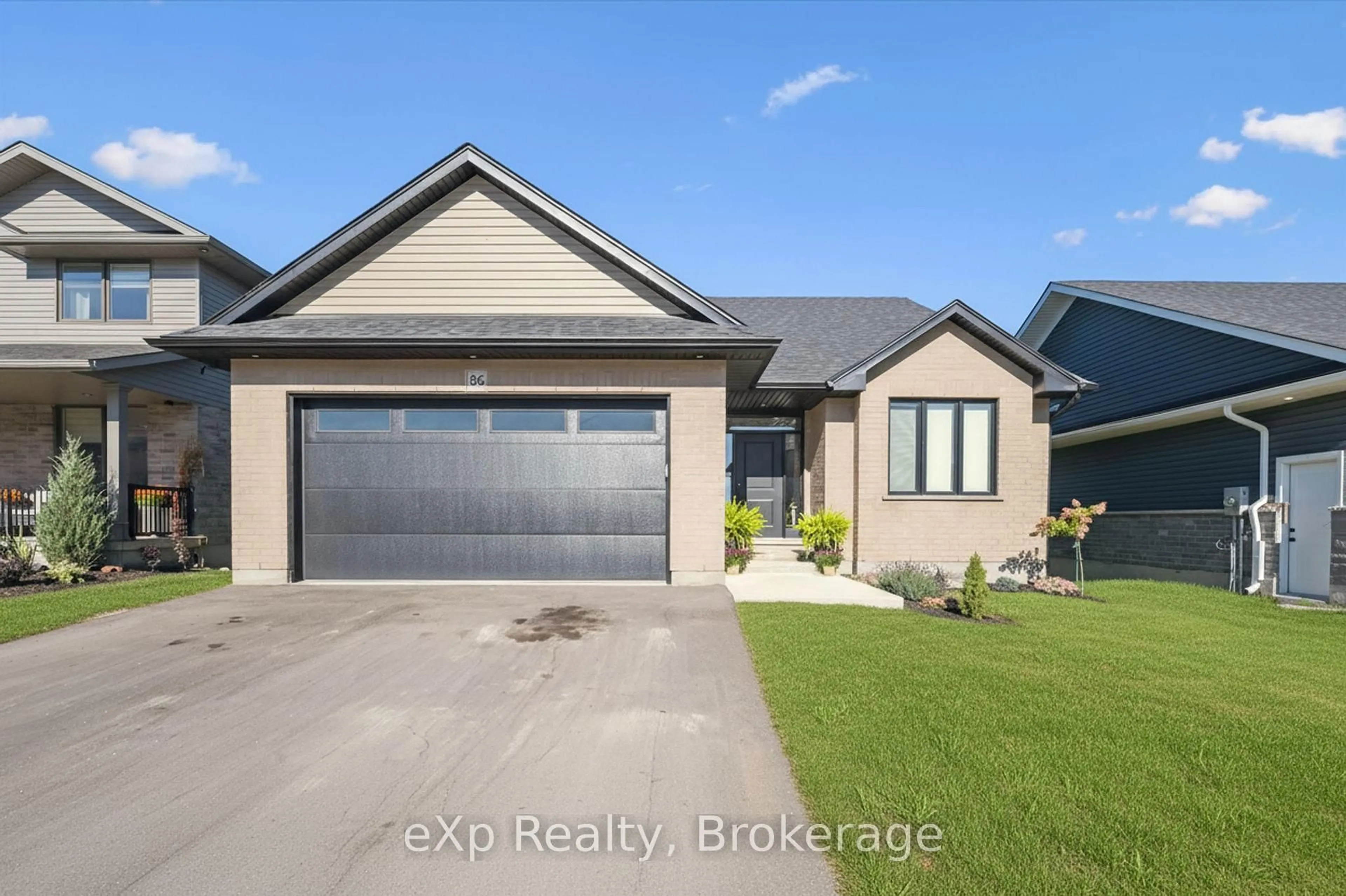 Home with brick exterior material, street for 86 Rea Dr, Centre Wellington Ontario N1M 0H5