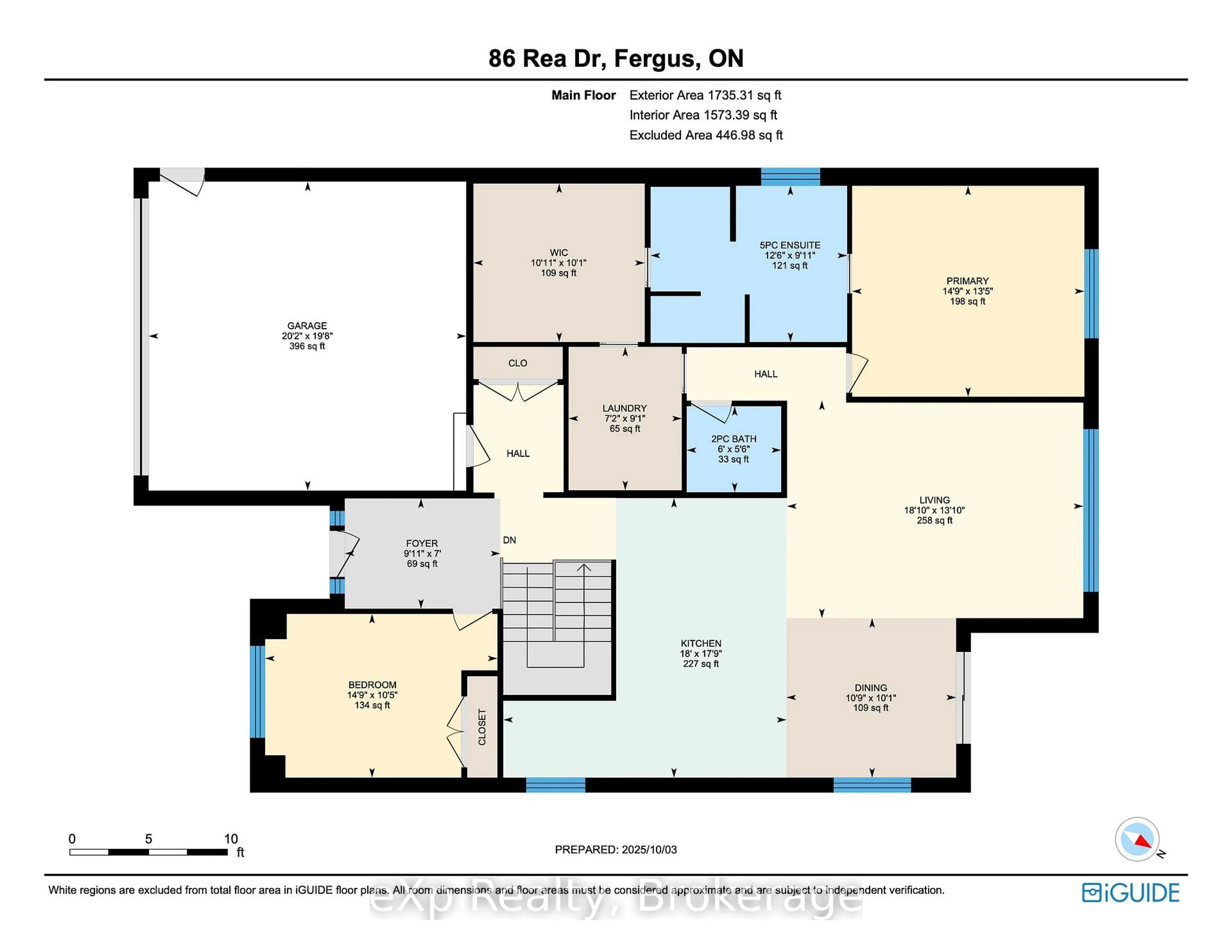 Floor plan for 86 Rea Dr, Centre Wellington Ontario N1M 0H5