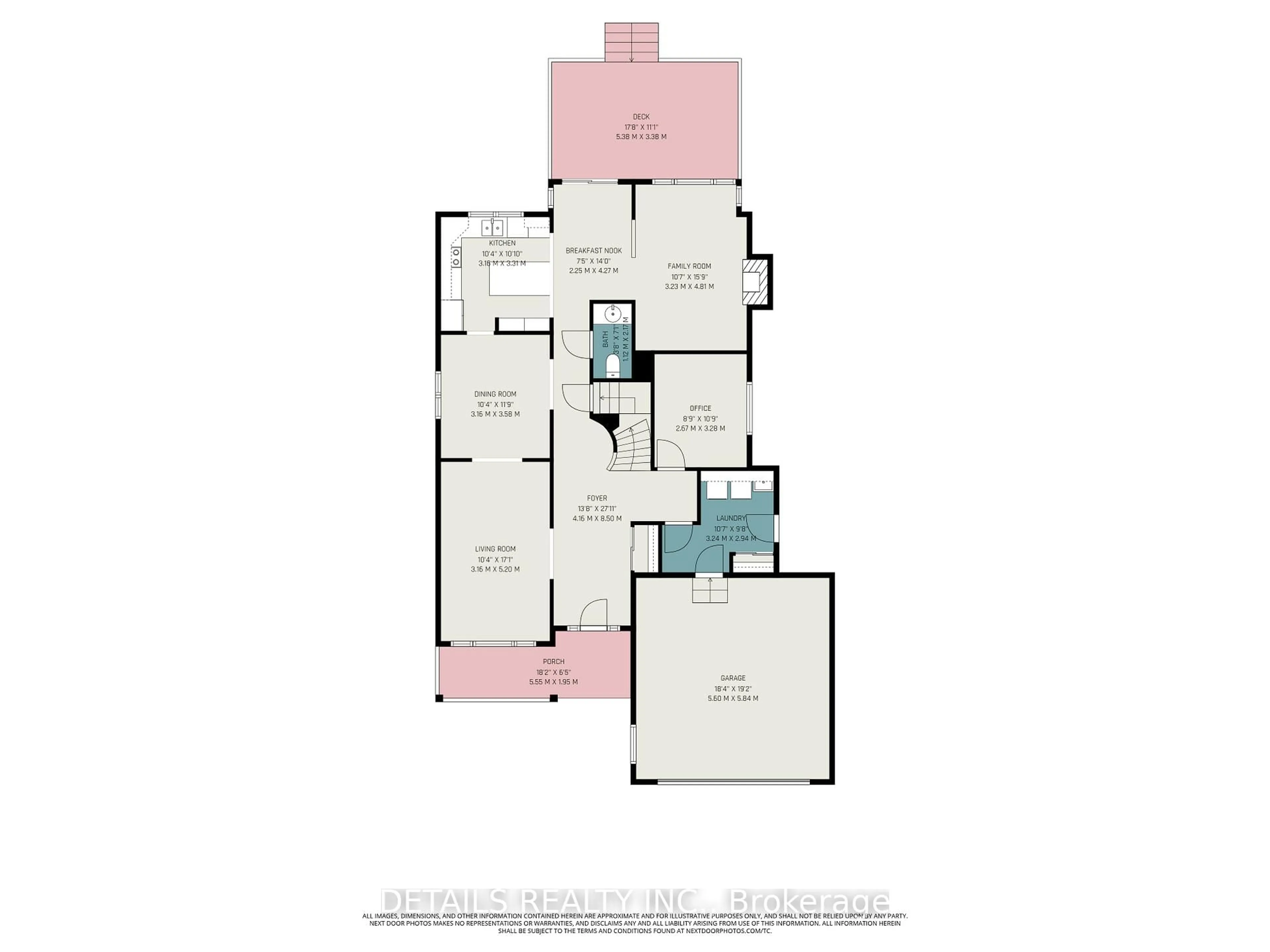 Floor plan for 65 Willow Glen Dr, Ottawa Ontario K2M 1T1