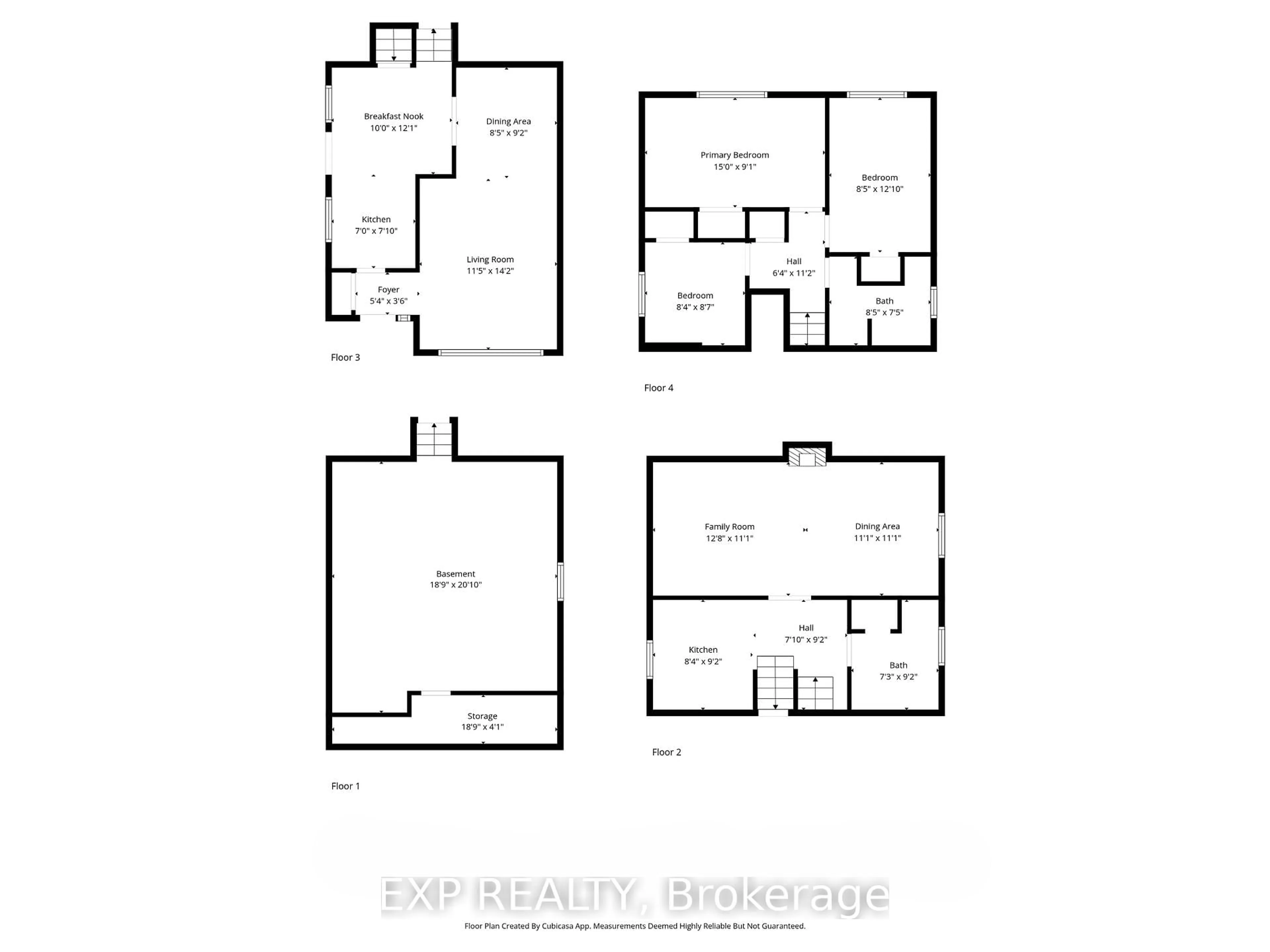 Floor plan for 477 East 38th St, Hamilton Ontario L8V 4G7