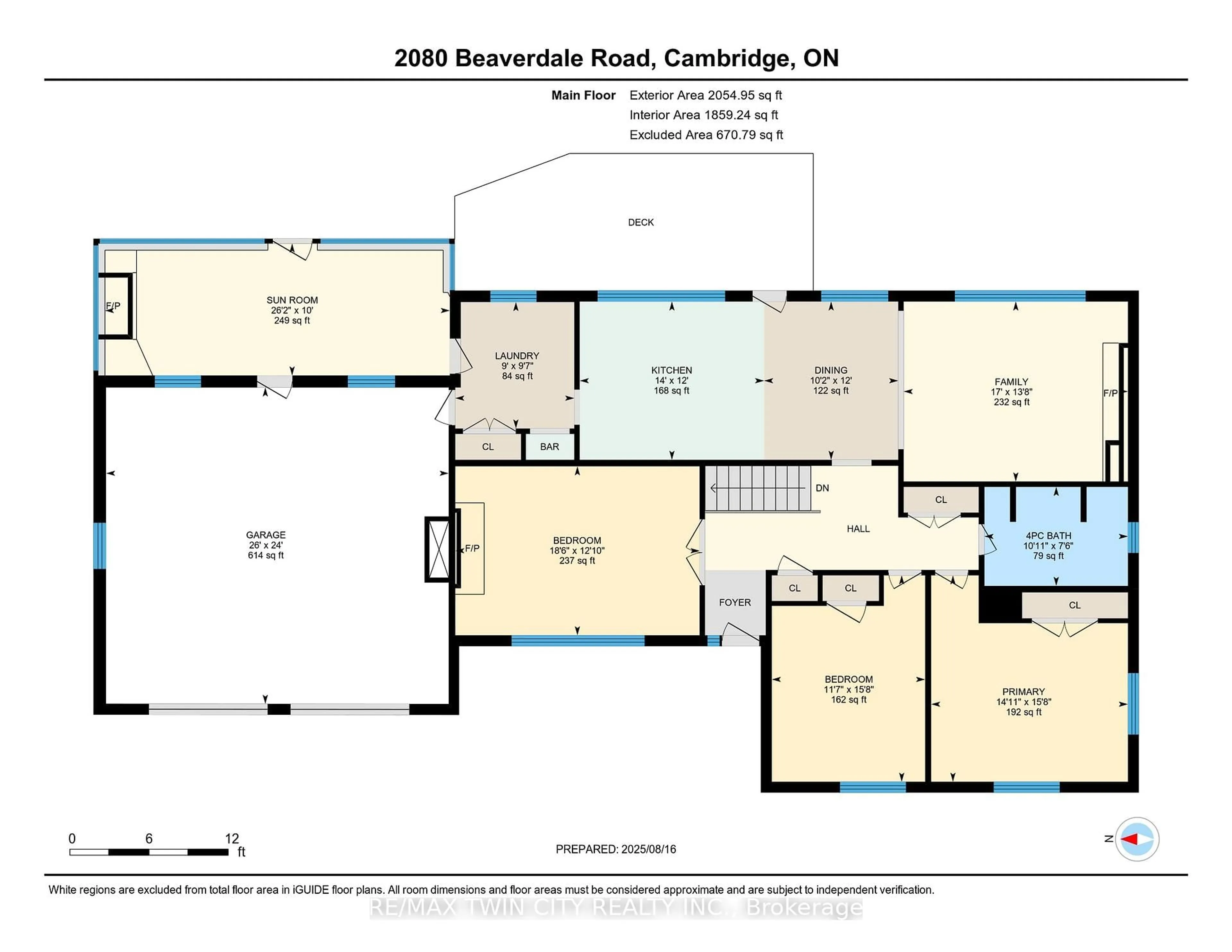 Floor plan for 2080 Beaverdale Rd, Cambridge Ontario N3H 4R7