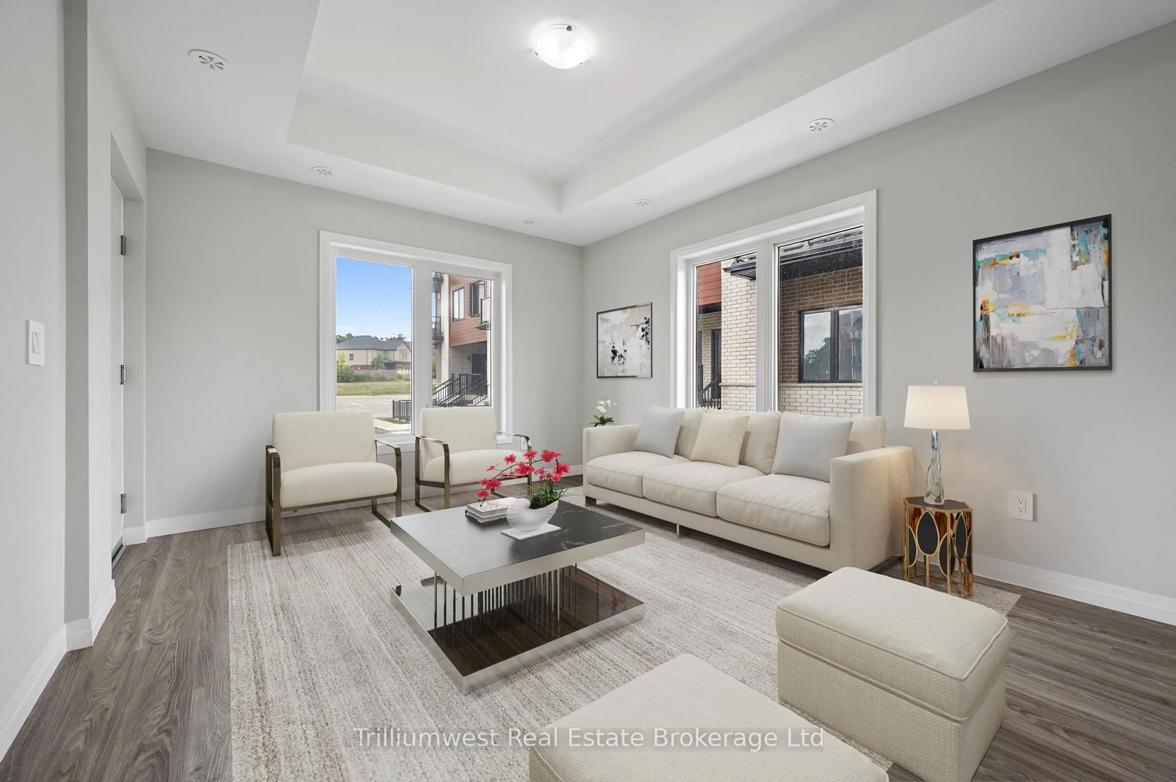 Living room with furniture, unknown for 10 South Creek Dr #34, Kitchener Ontario N2R 1N3