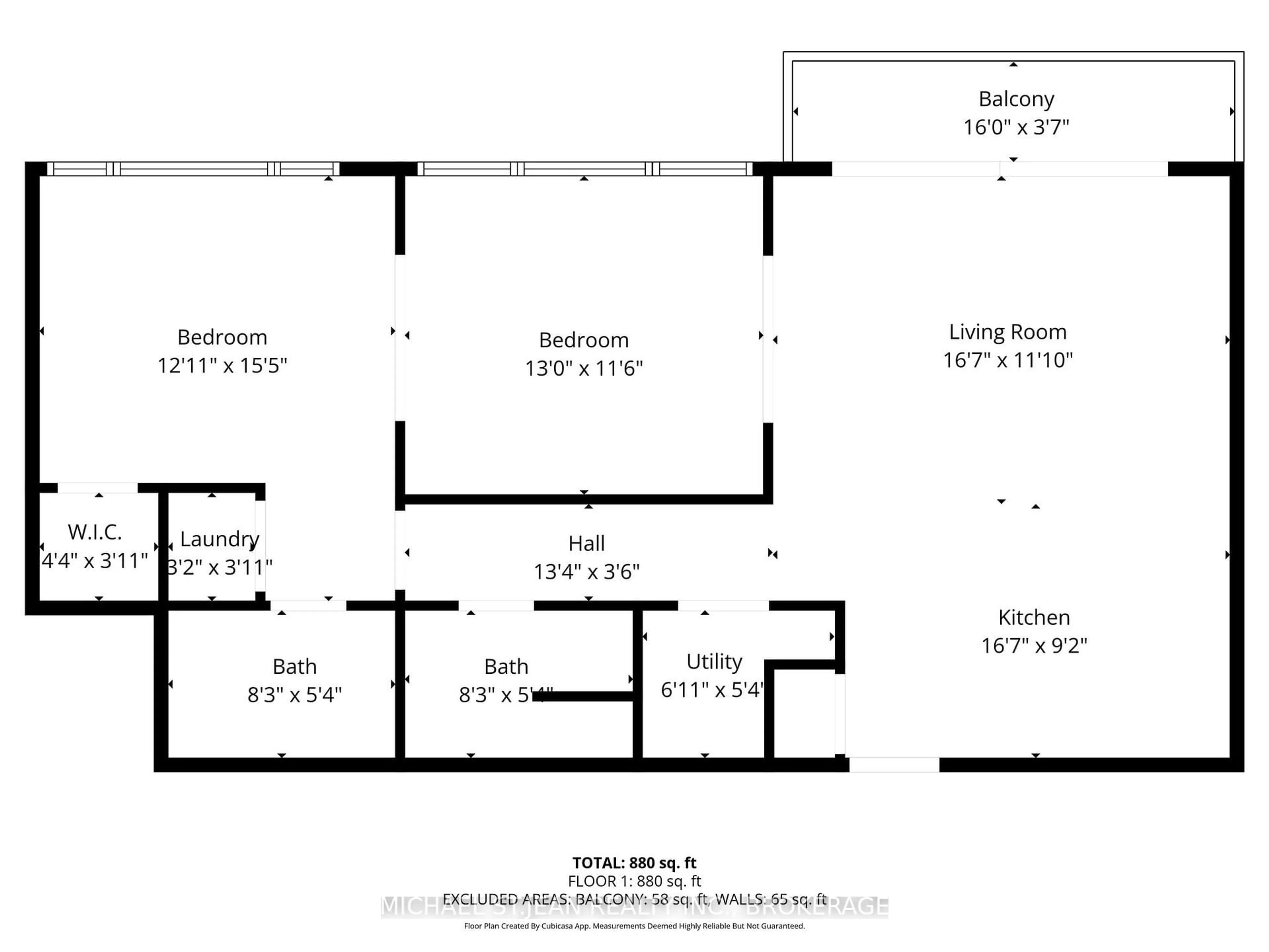 Floor plan for 85 Spruce St #203, Cambridge Ontario N1R 4K4