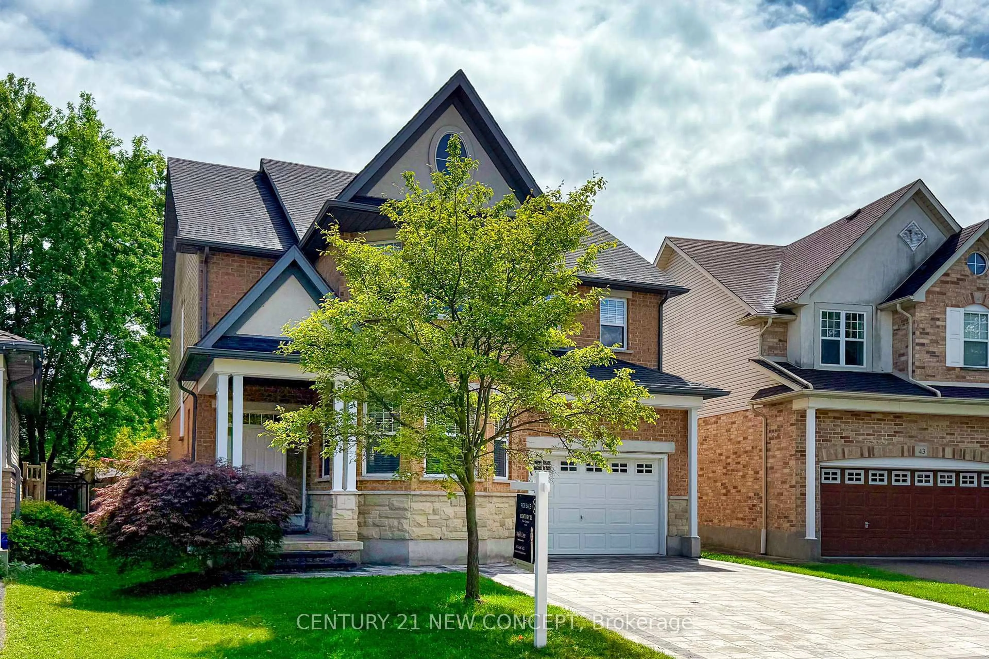 Home with brick exterior material, street for 47 Coopershawk St, Kitchener Ontario N2K 4J7