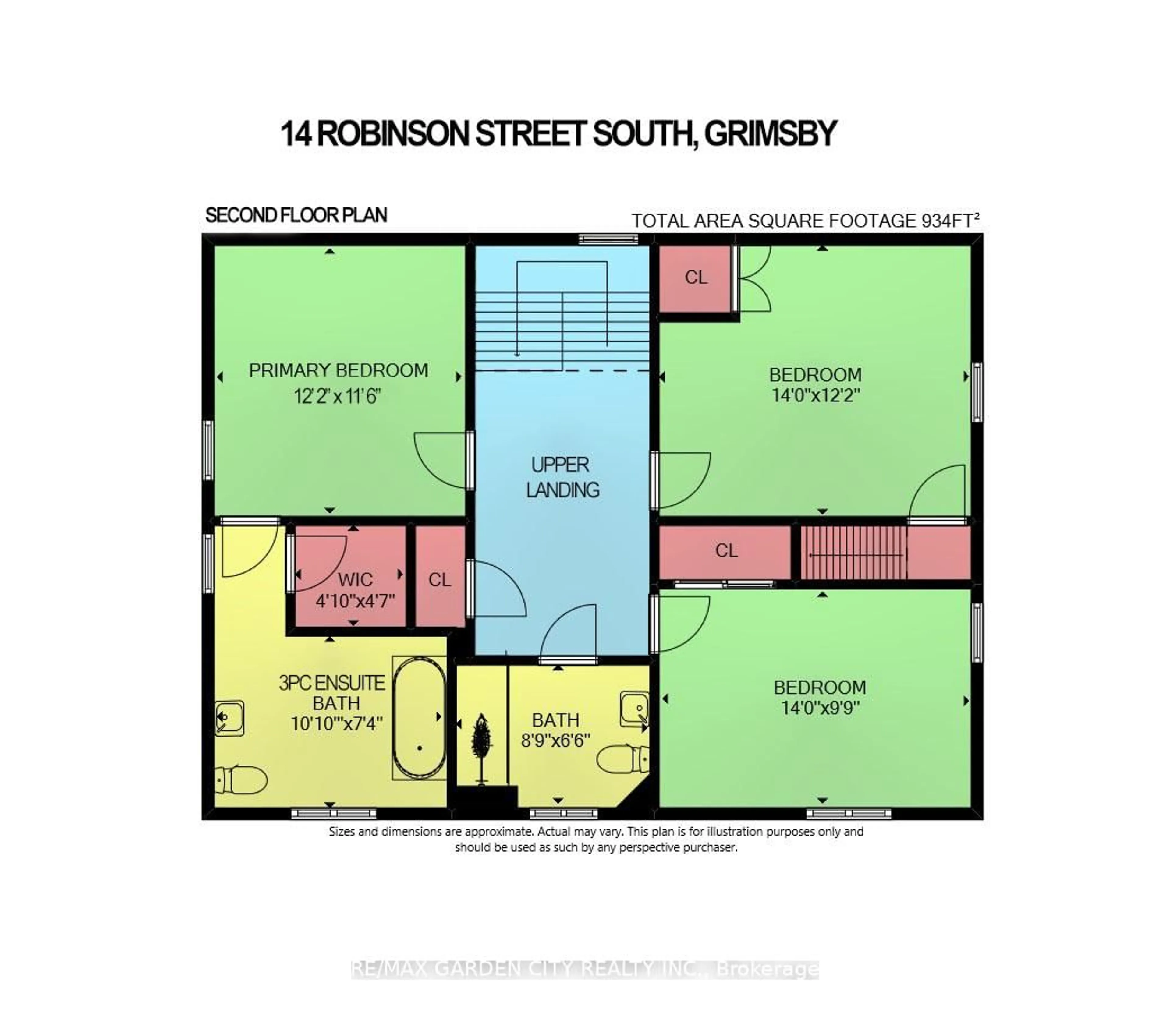 Floor plan for 14 ROBINSON St, Grimsby Ontario L3M 3C4
